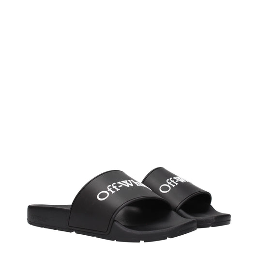 Off-White Women's Slippers and Clogs Rubber