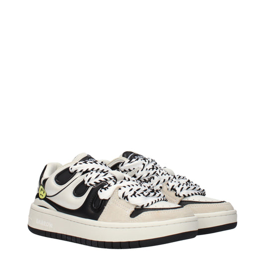 Barrow Sneakers Women Leather Beige/Black