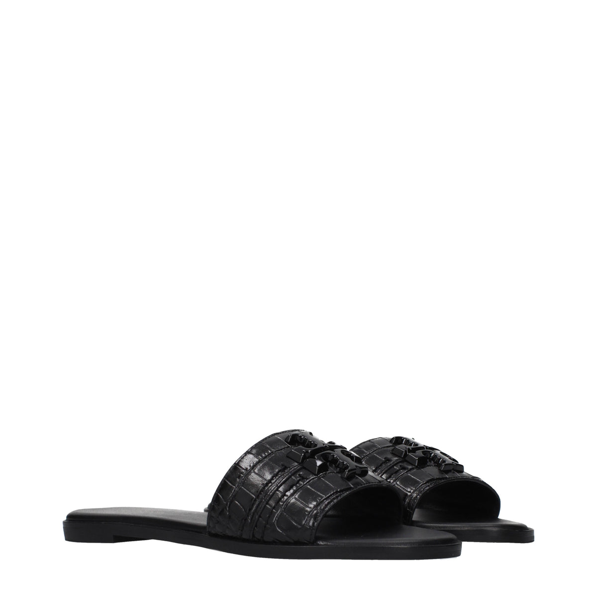 Tory Burch Slippers and Clogs Women Leather Black