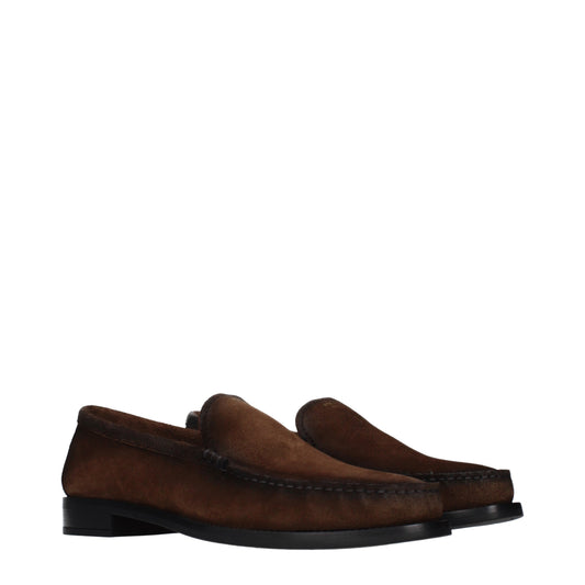 Prada Loafers Women Suede Brown/Cocoa