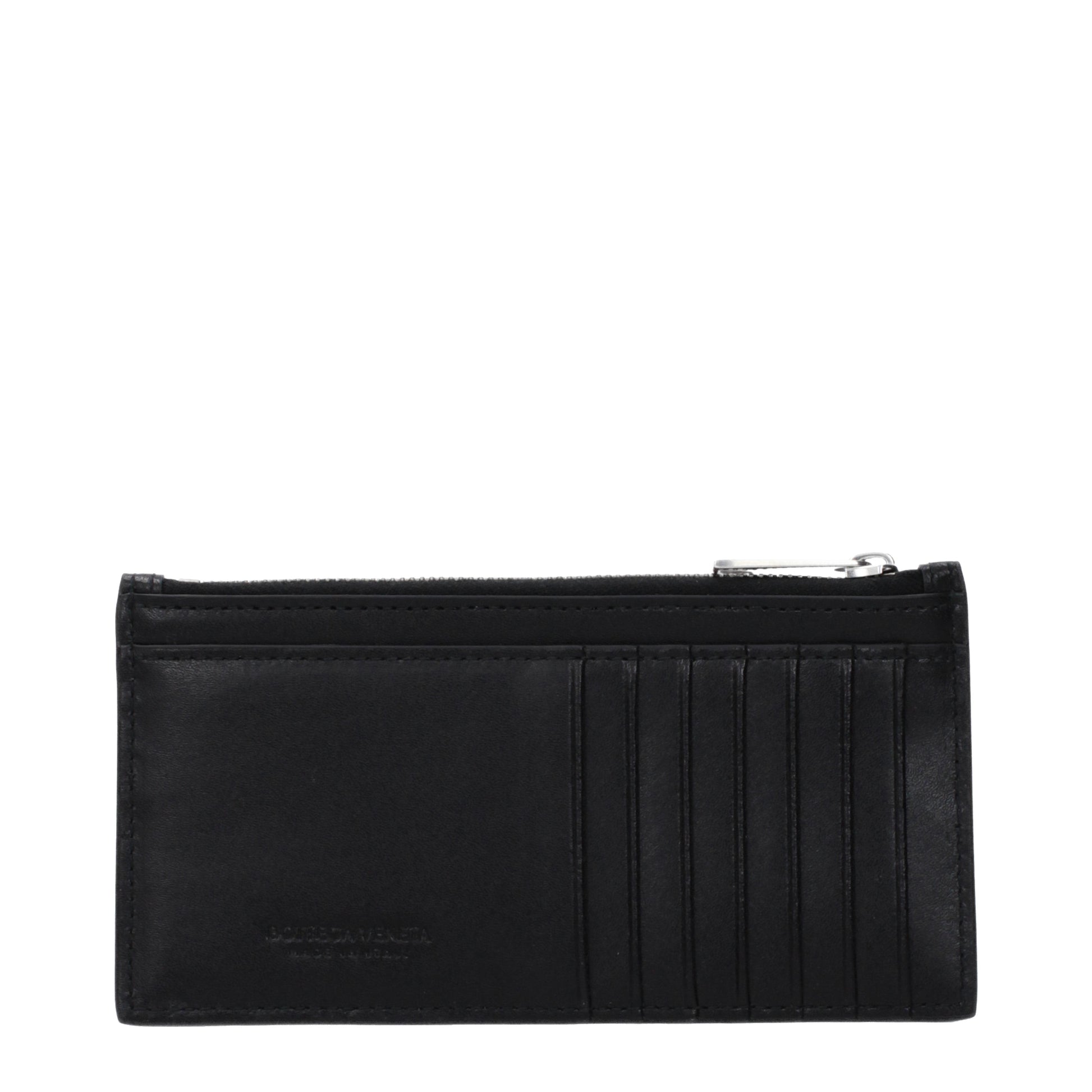 Bottega Veneta Coin Purses Men Leather Black