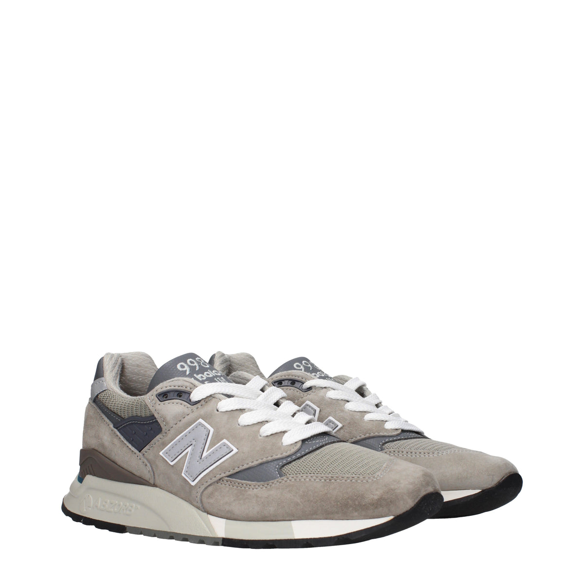 New Balance Sneakers Men Suede Gray/Cement