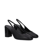 Max Mara Sandals Women Leather Black