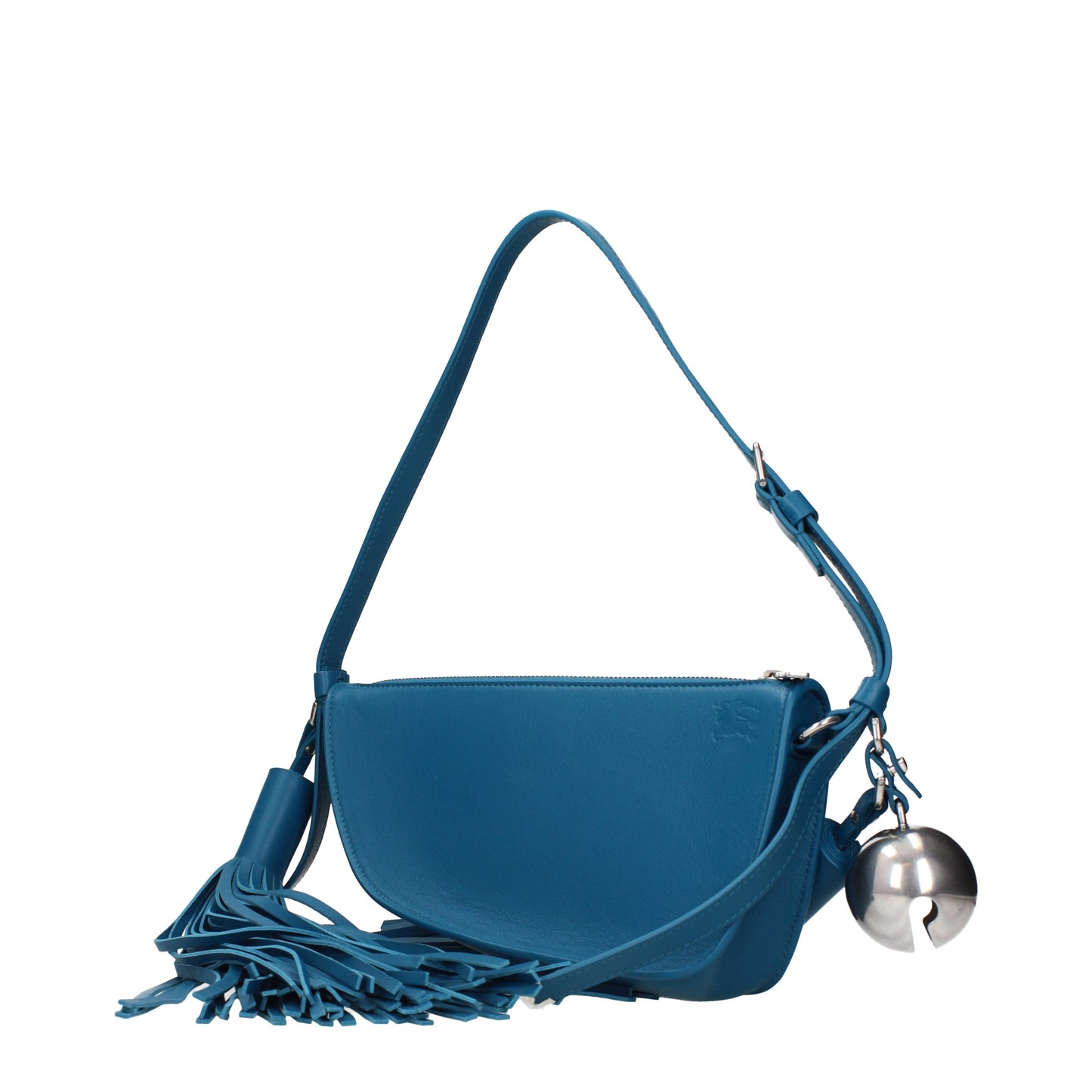 Burberry Shoulder Bags Women Leather Blue/Oil Blue