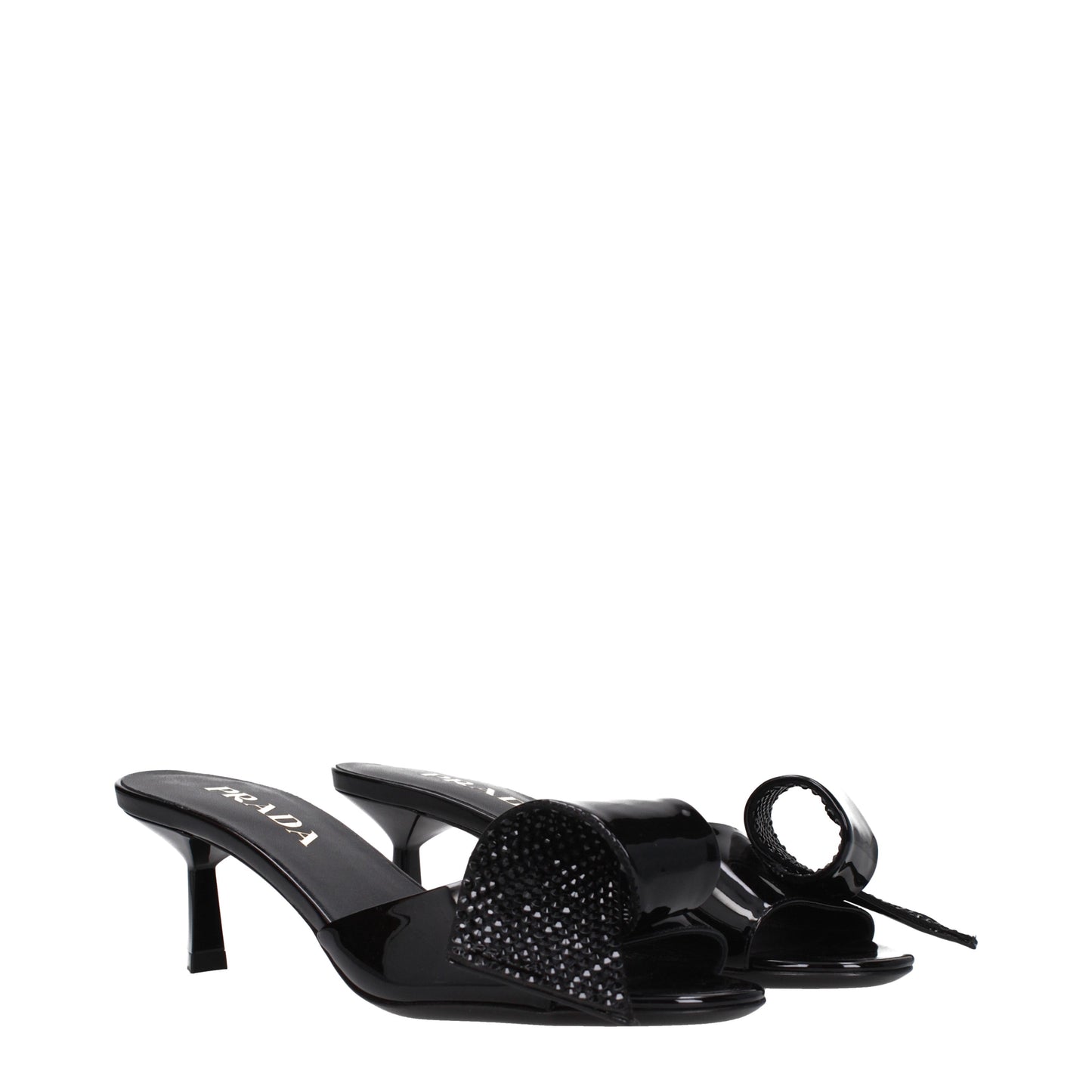 Prada Women's Sandals Patent Leather