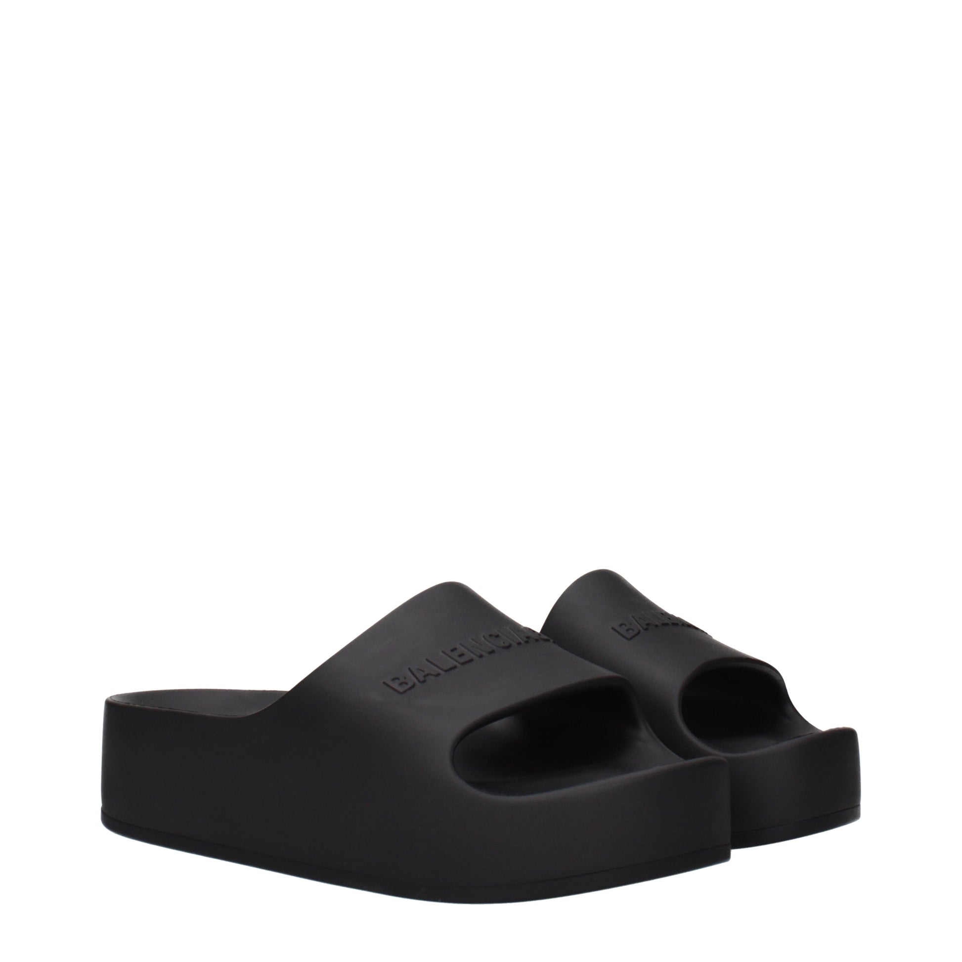 Balenciaga Slippers and Clogs Women Rubber Black