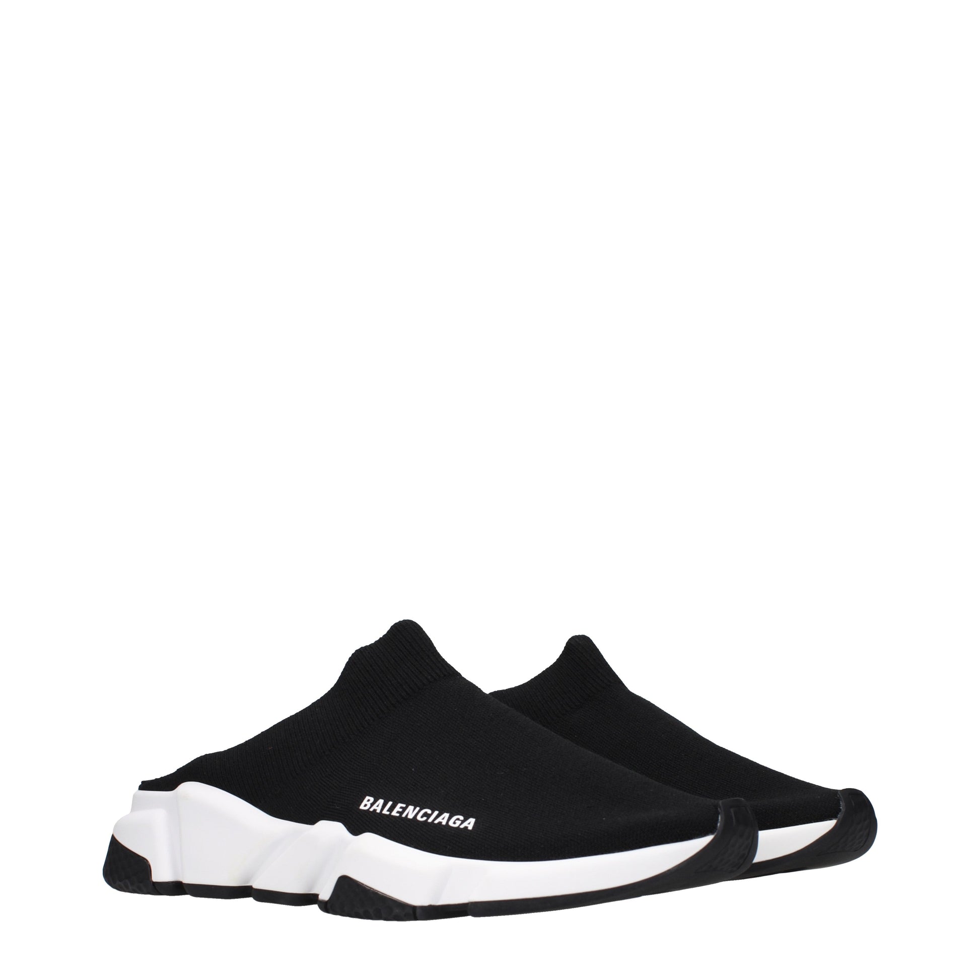 Balenciaga Slippers and Clogs Men Fabric  Black