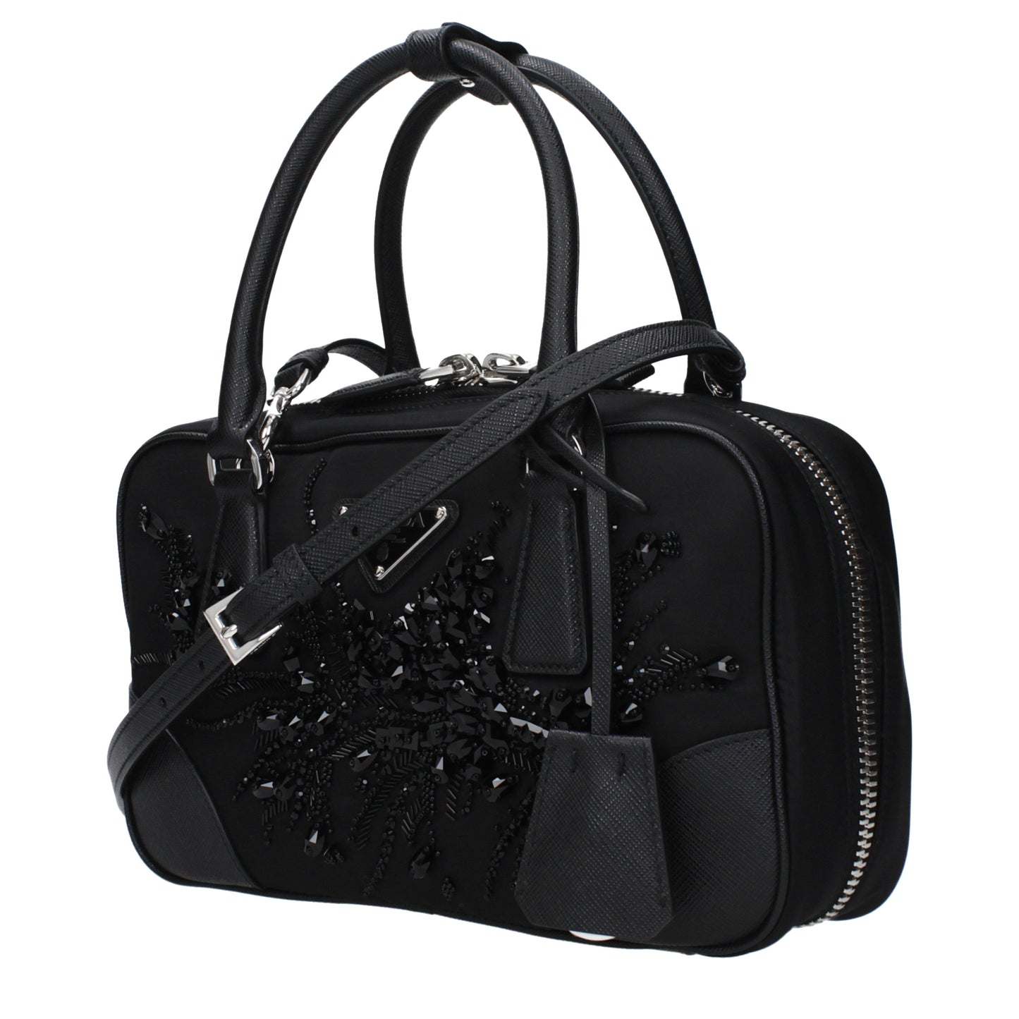 Prada Handbags Women Fabric  Black