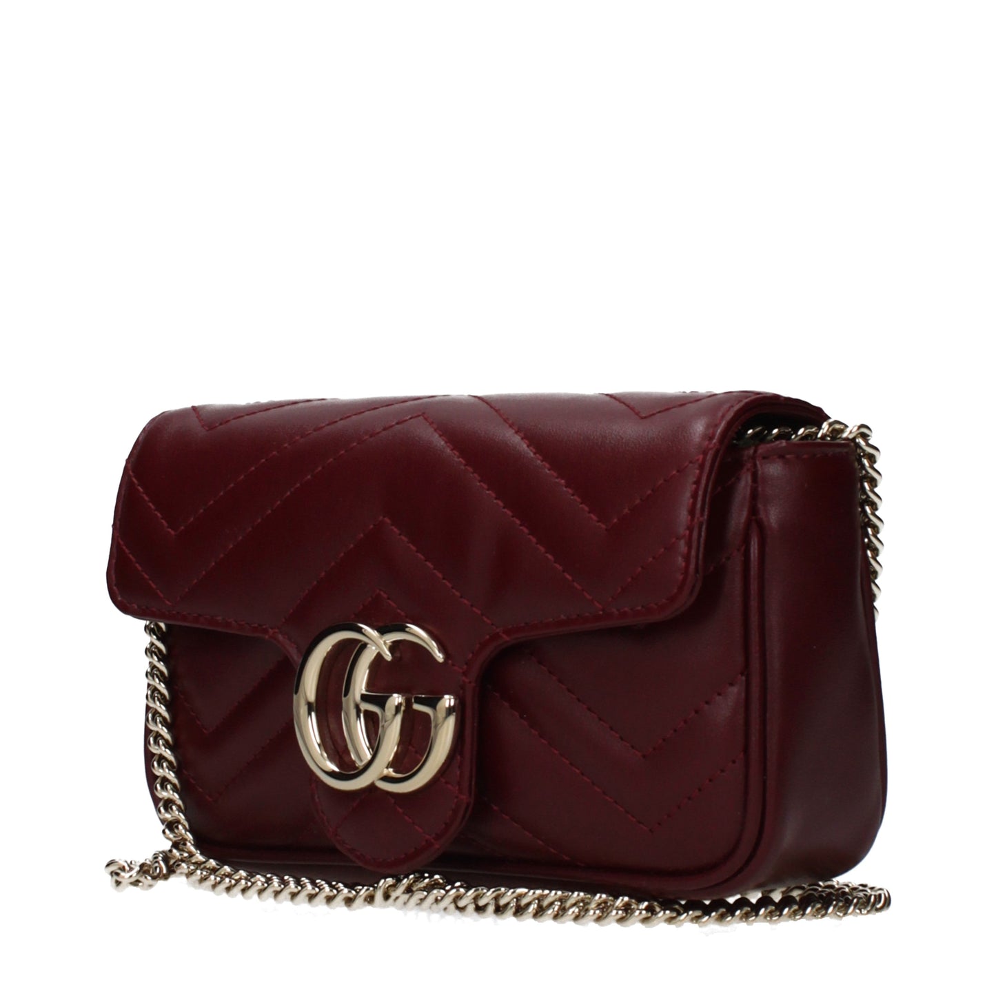 Gucci Clutches Women Leather Red/Bordeaux
