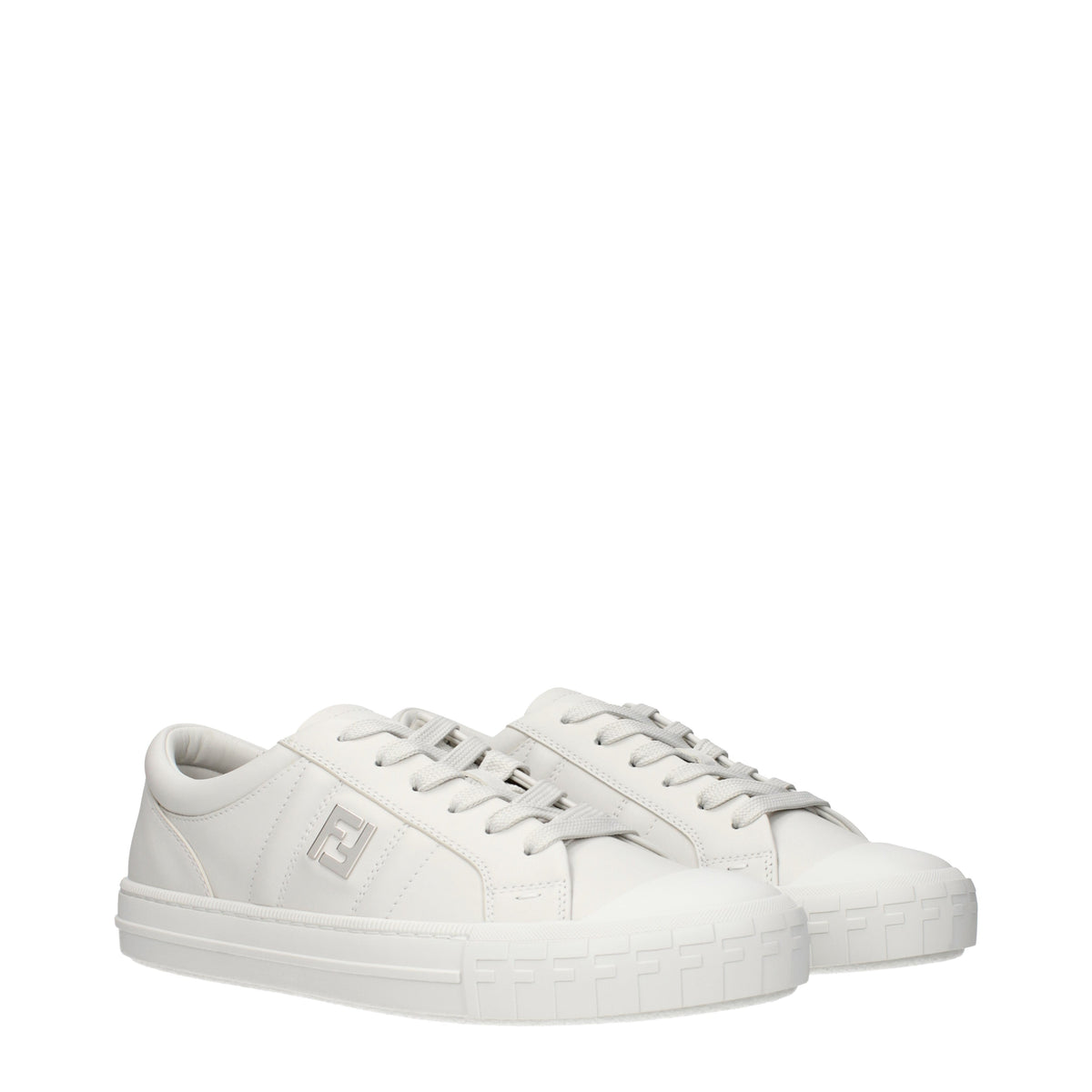 Fendi Sneakers Men Leather White/Chalk