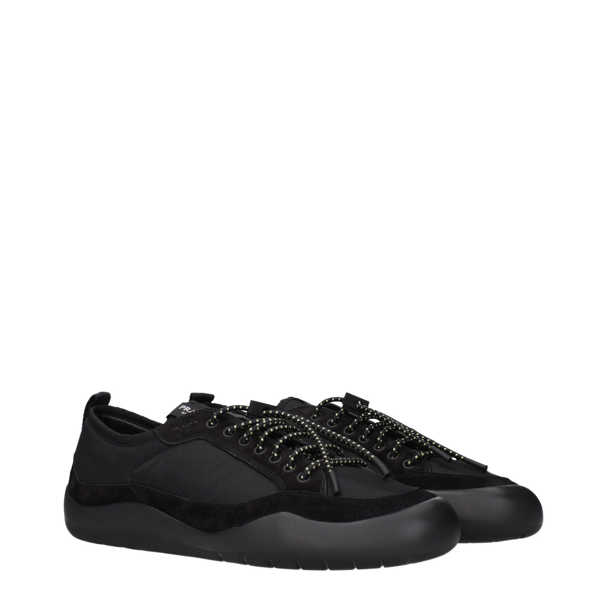 Prada Sneakers Men Fabric  Black