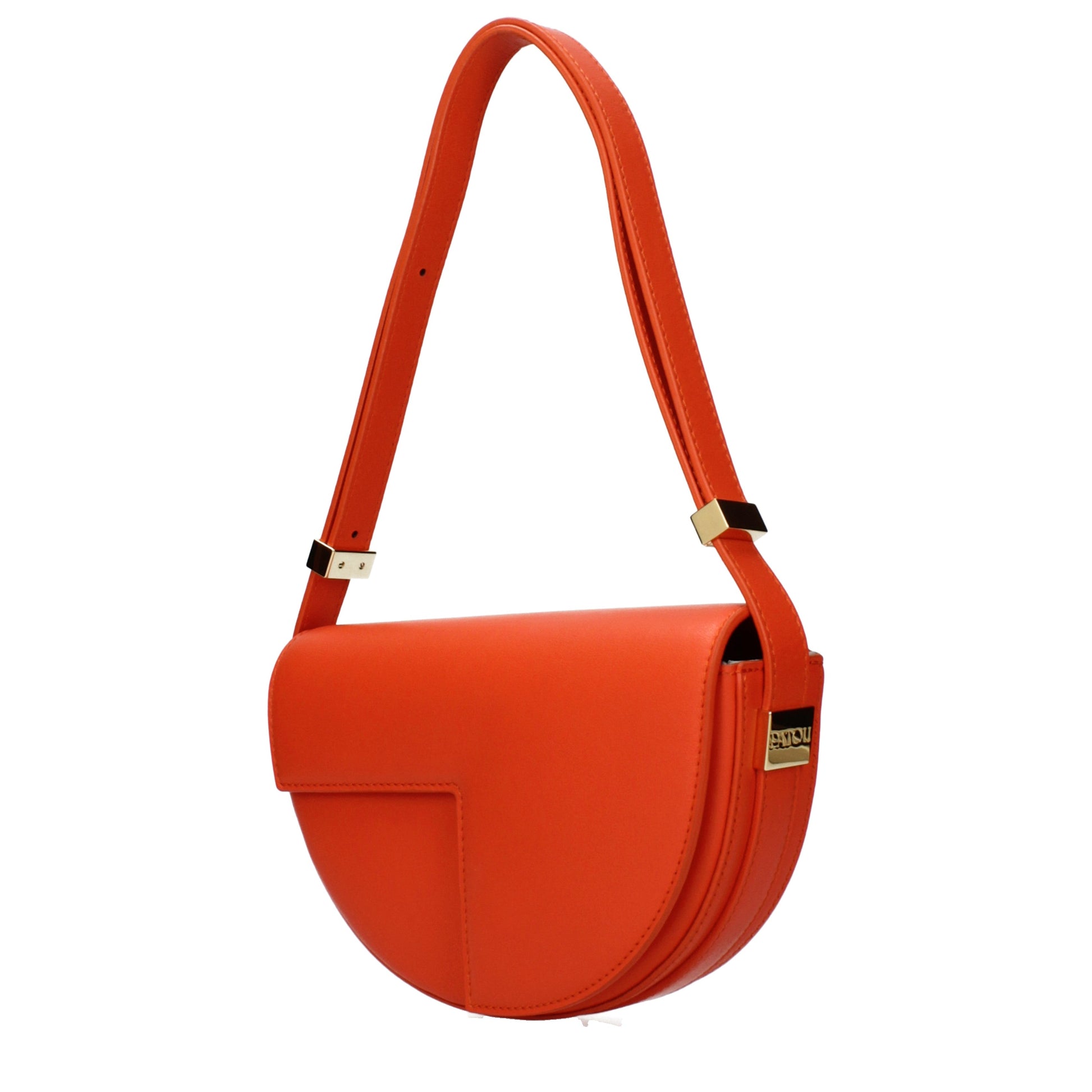 Patou Shoulder Bags Women Leather Orange