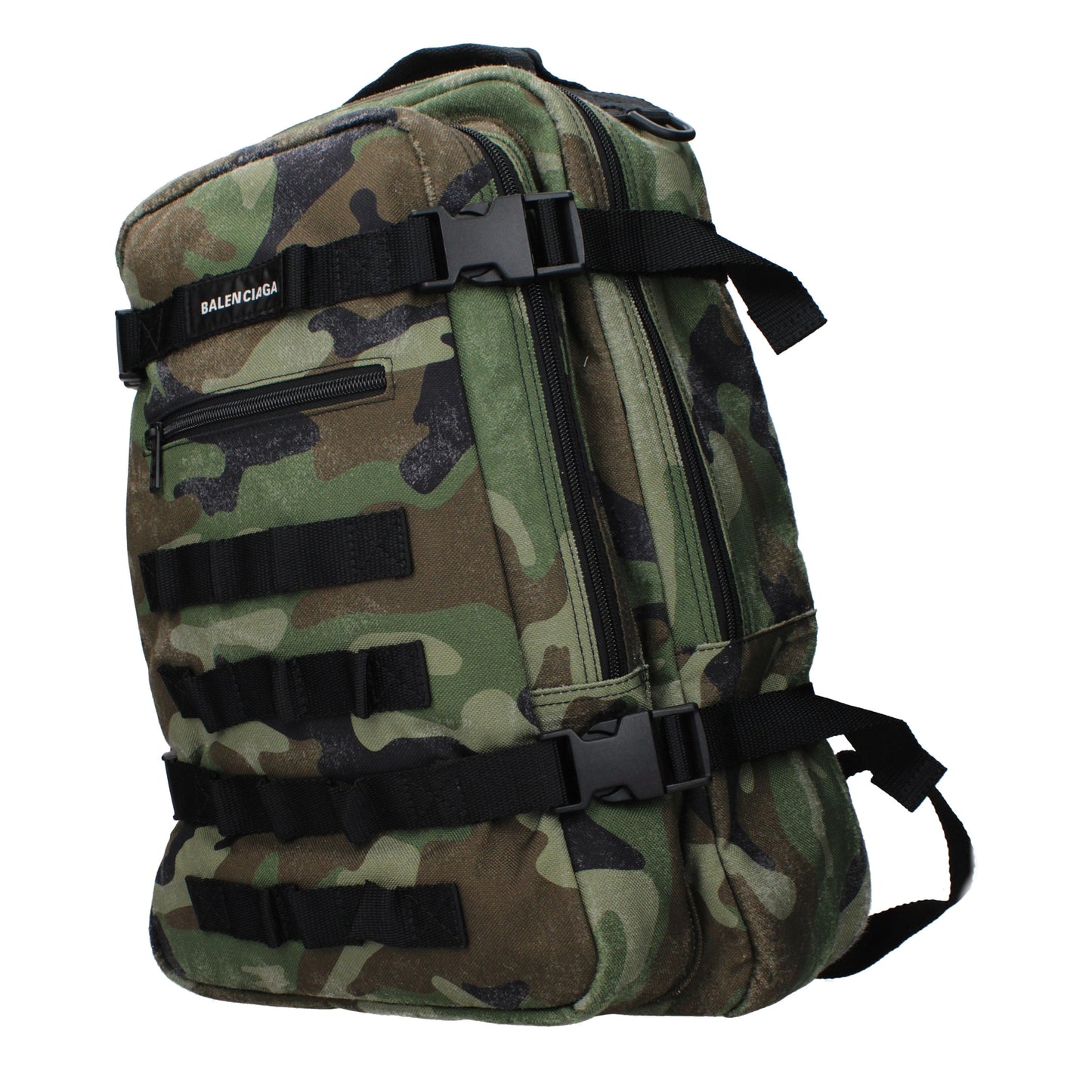 Balenciaga Backpacks and Bumbags Men Fabric  Green/Camouflage Green