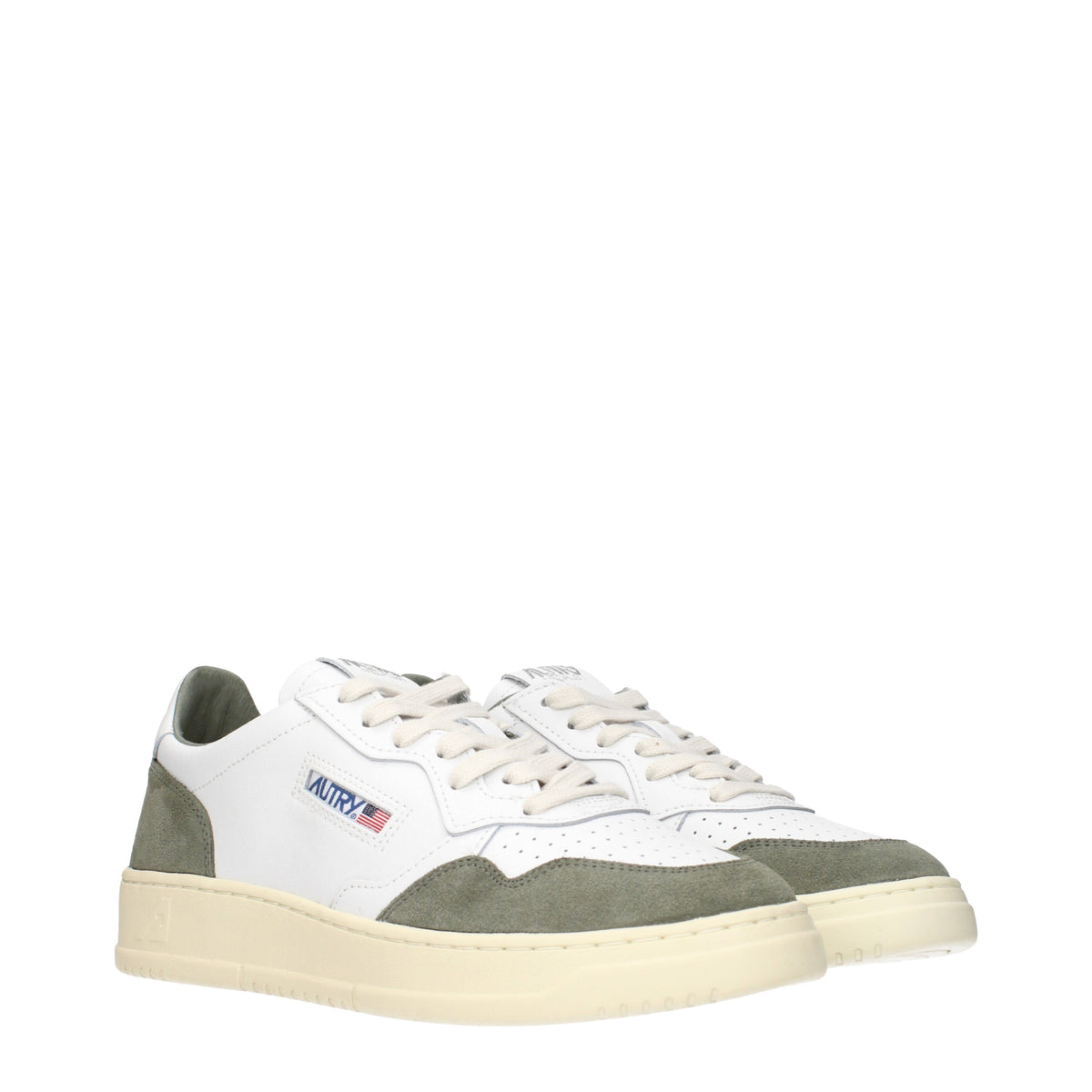 Autry Sneakers Men Leather White/Green