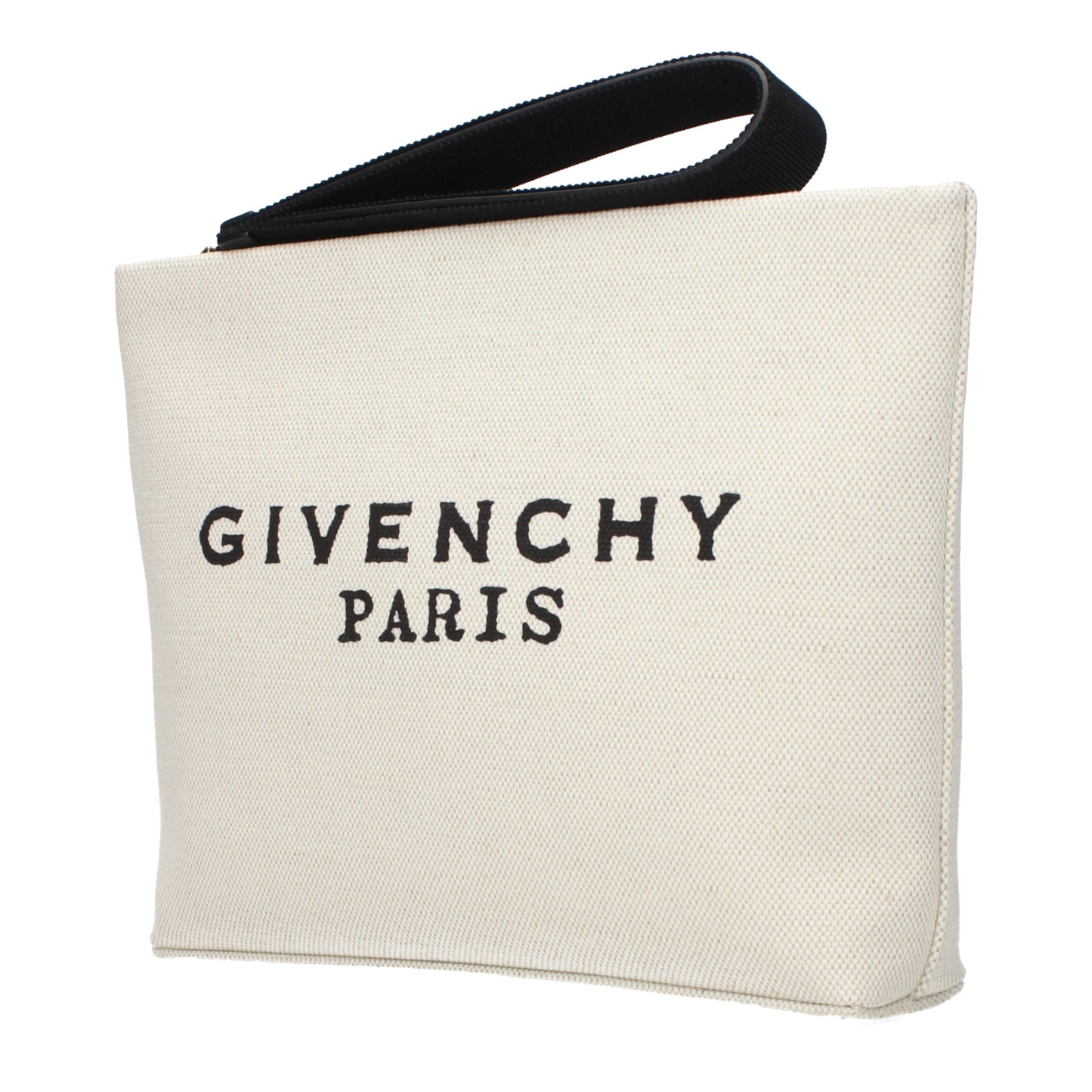 Givenchy Clutches Women Fabric  Beige/Black