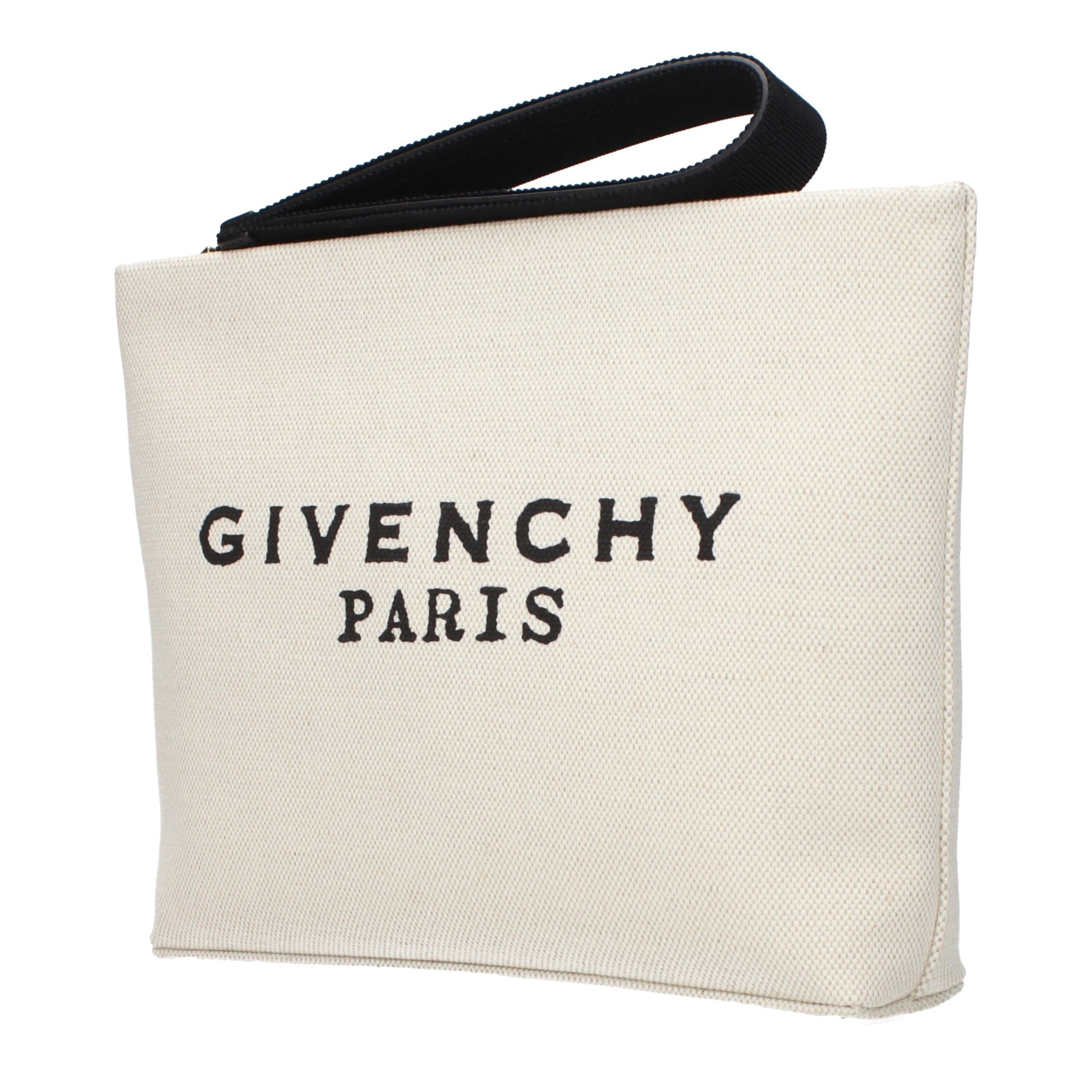 Givenchy Clutches Women Fabric  Beige/Black