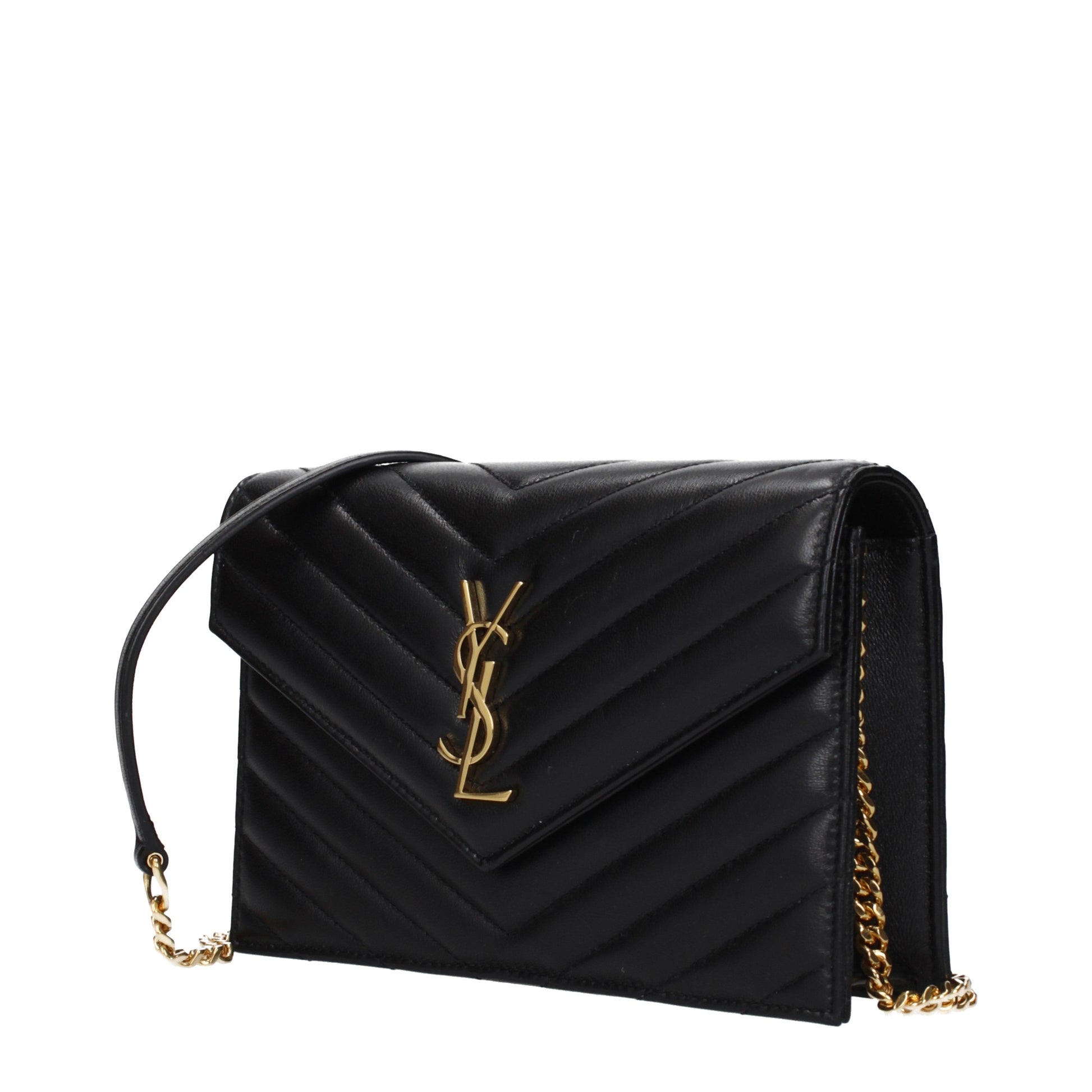Saint Laurent Crossbody Bags Women Leather Black