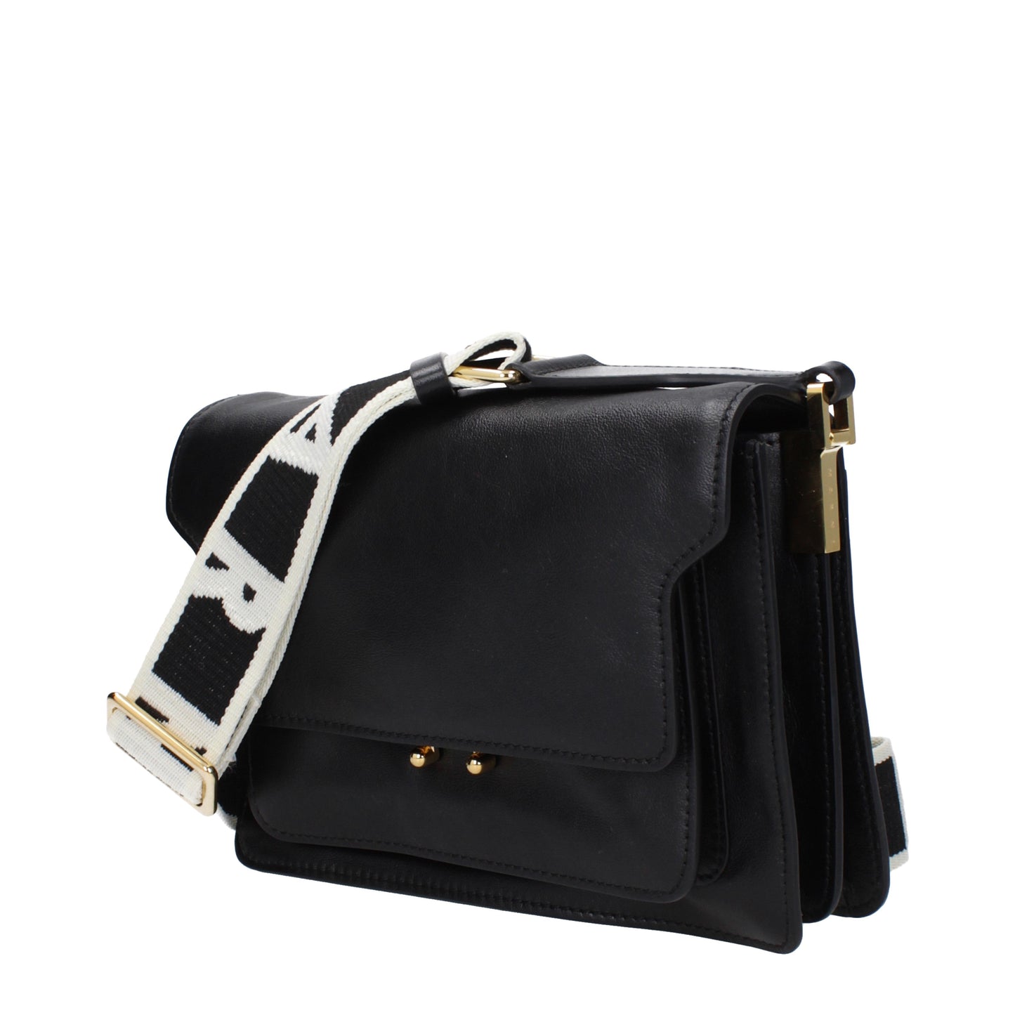 Marni Crossbody Bags Women Leather Black