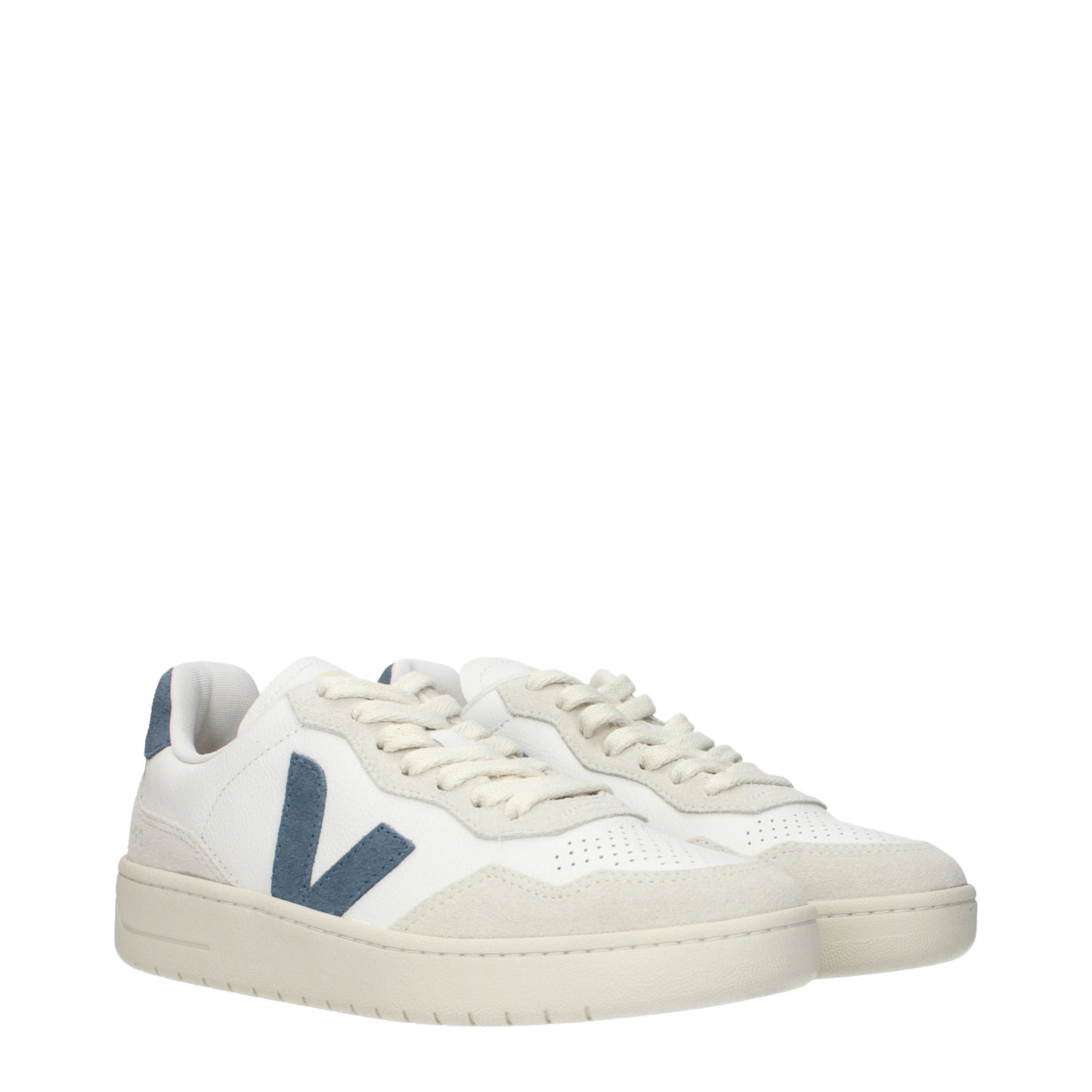 Veja Sneakers Women Leather White/Aviation Blue