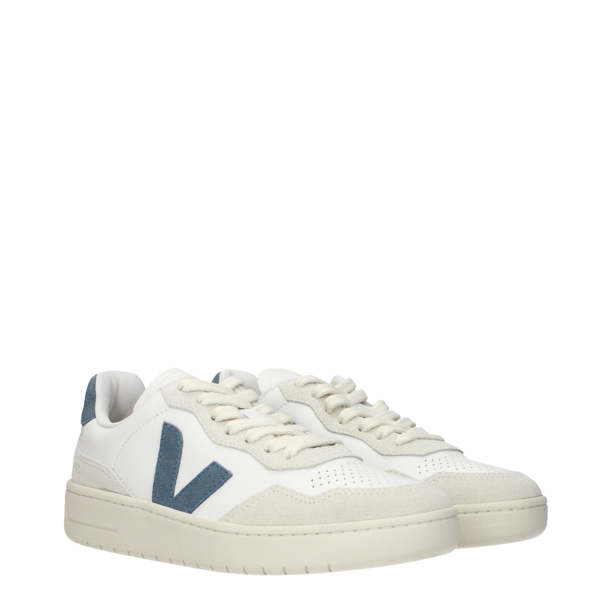 Veja Sneakers Women Leather White/Aviation Blue