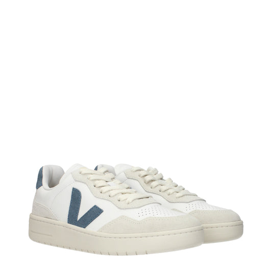 Veja Sneakers Women Leather White/Aviation Blue