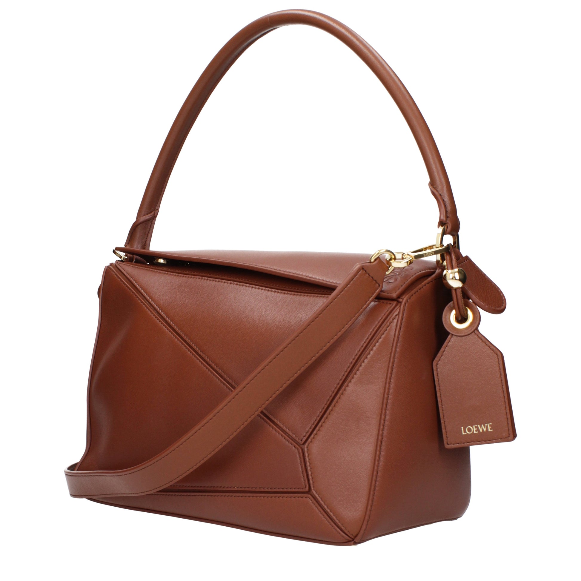 Loewe Handbags Women Leather Brown/Pecan