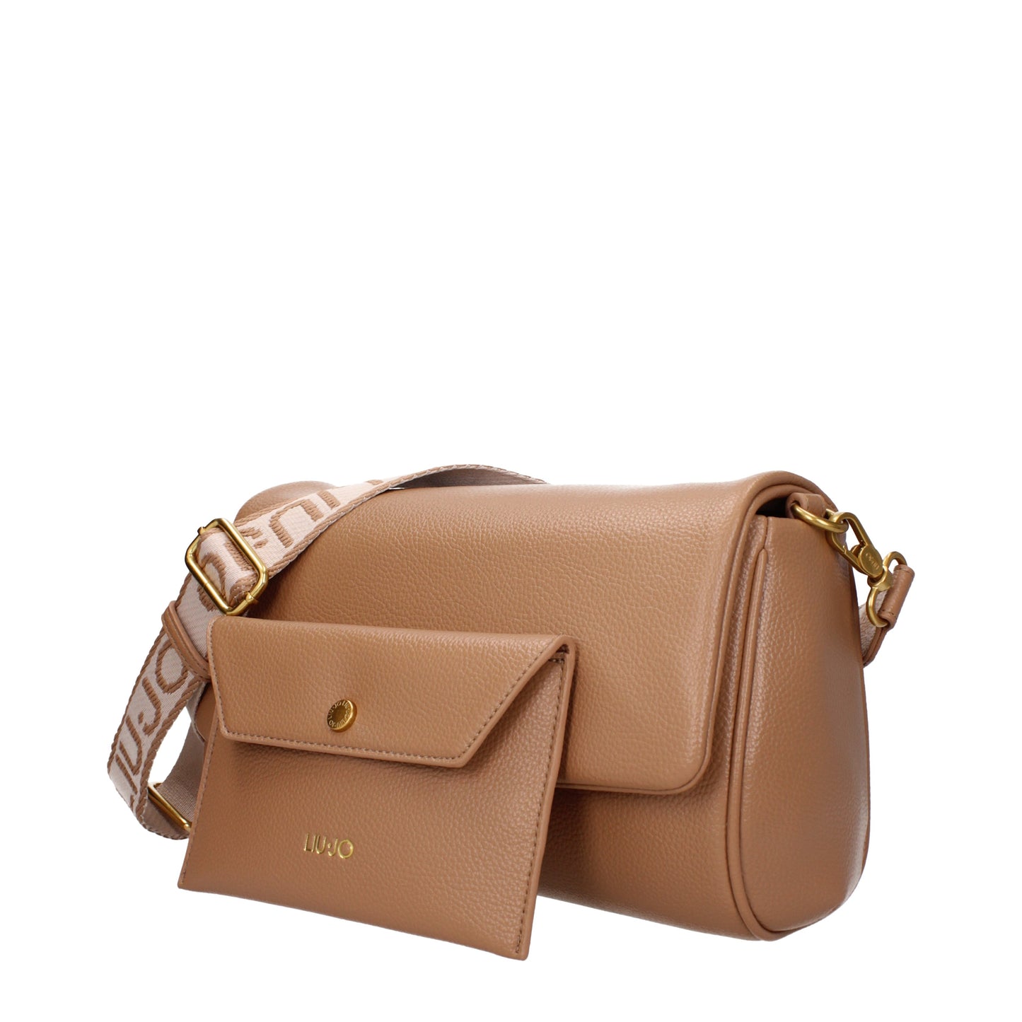 Liu Jo Crossbody Bags Women Polyester Brown/Teddy