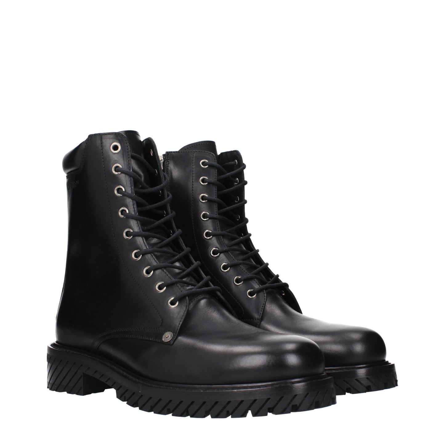 Off-White Men's Ankle Boots Leather