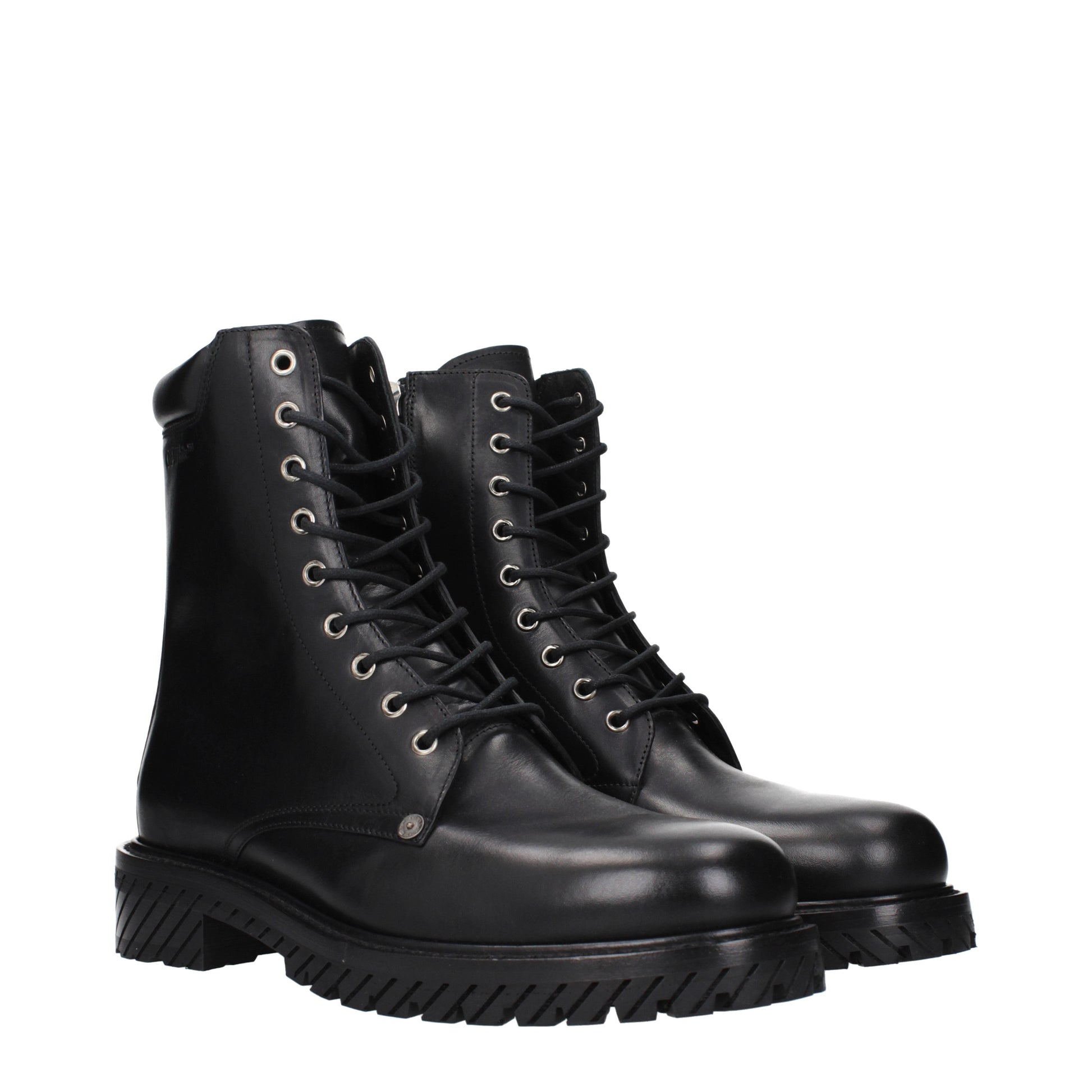 Off-White Men's Ankle Boots Leather