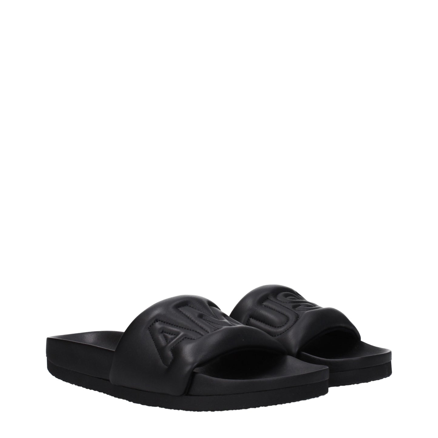 Ambush Sandals & Slippers Men Leather Black