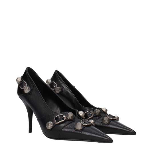 Balenciaga Pumps Women Leather Black
