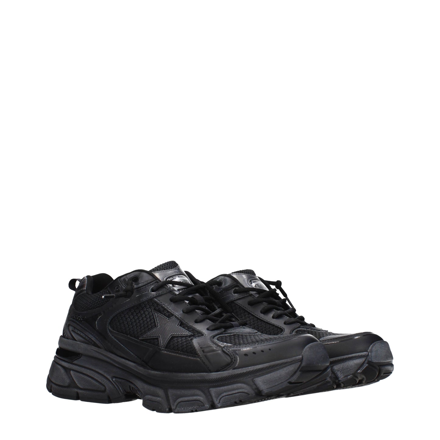 Golden Goose Sneakers Men Fabric  Black
