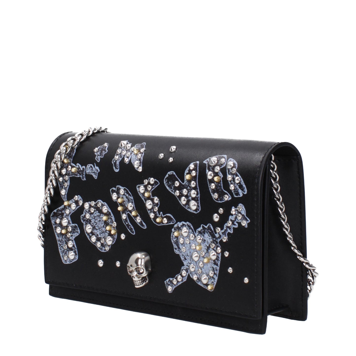 Alexander McQueen Clutches Women Leather Black