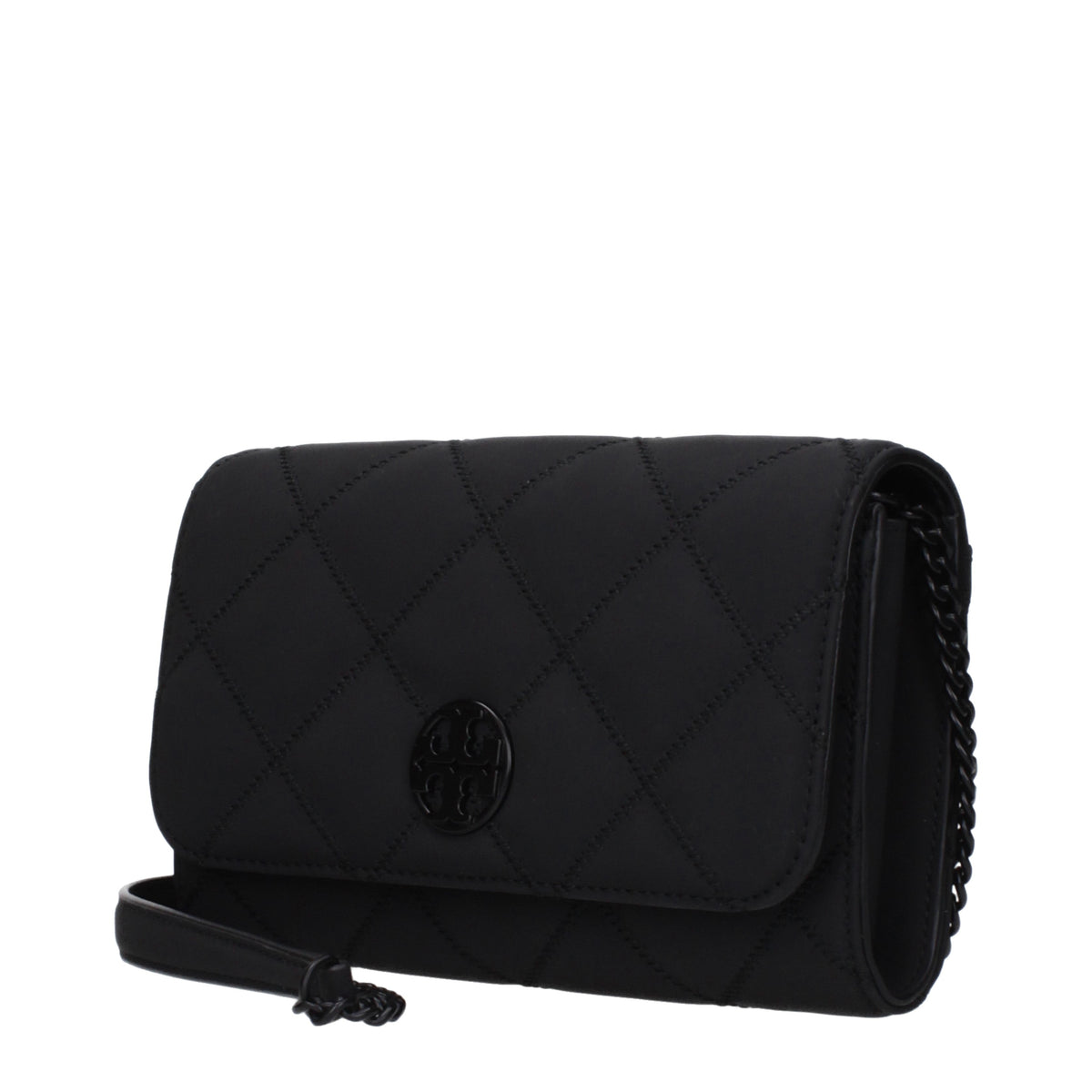 Tory Burch Clutches Women Rubberized Leather Black