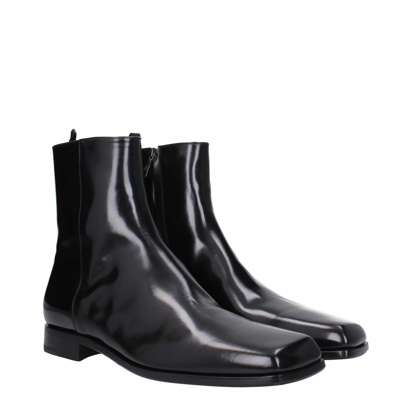 Prada Men's Ankle Boots Leather