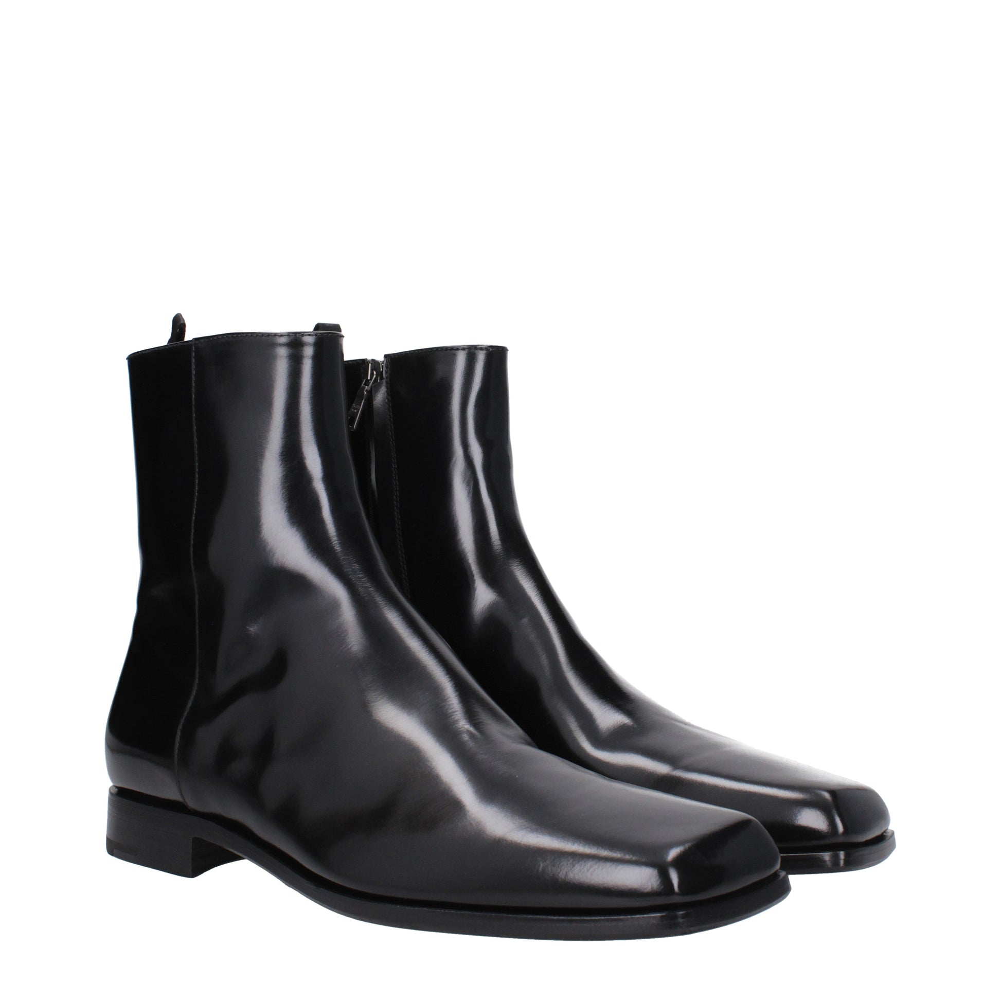 Prada Men's Ankle Boots Leather