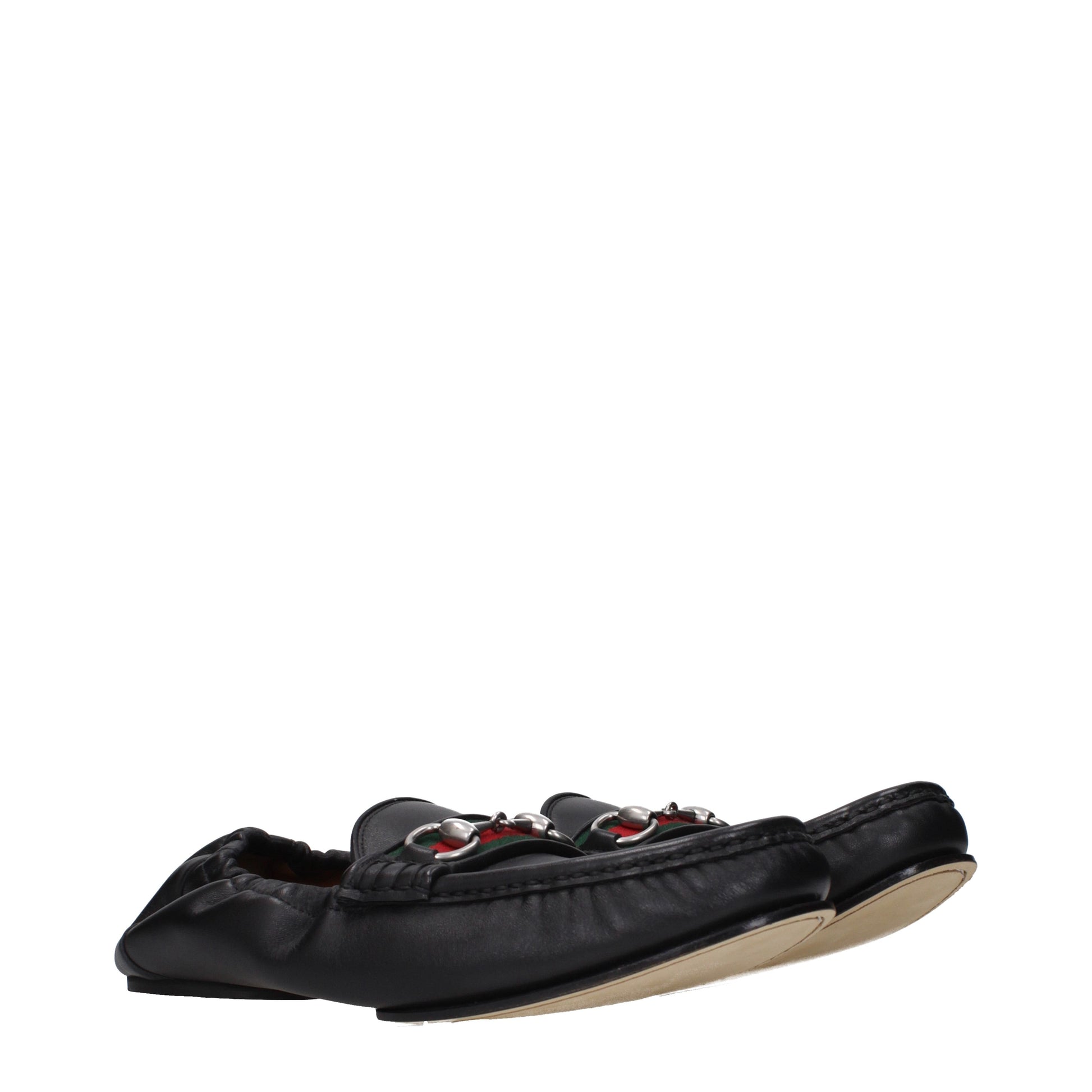 Gucci Loafers Men Leather Black