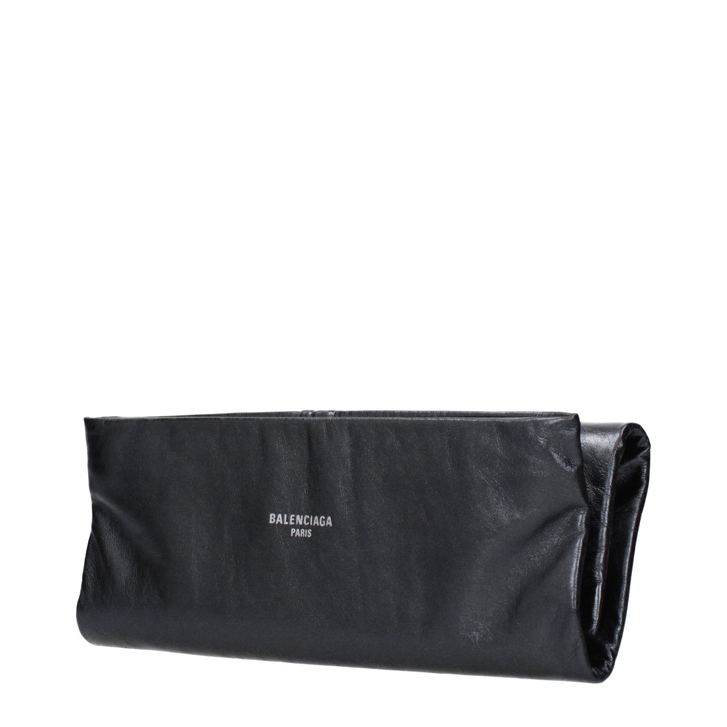 Balenciaga Clutches Women Leather Gray/Steel