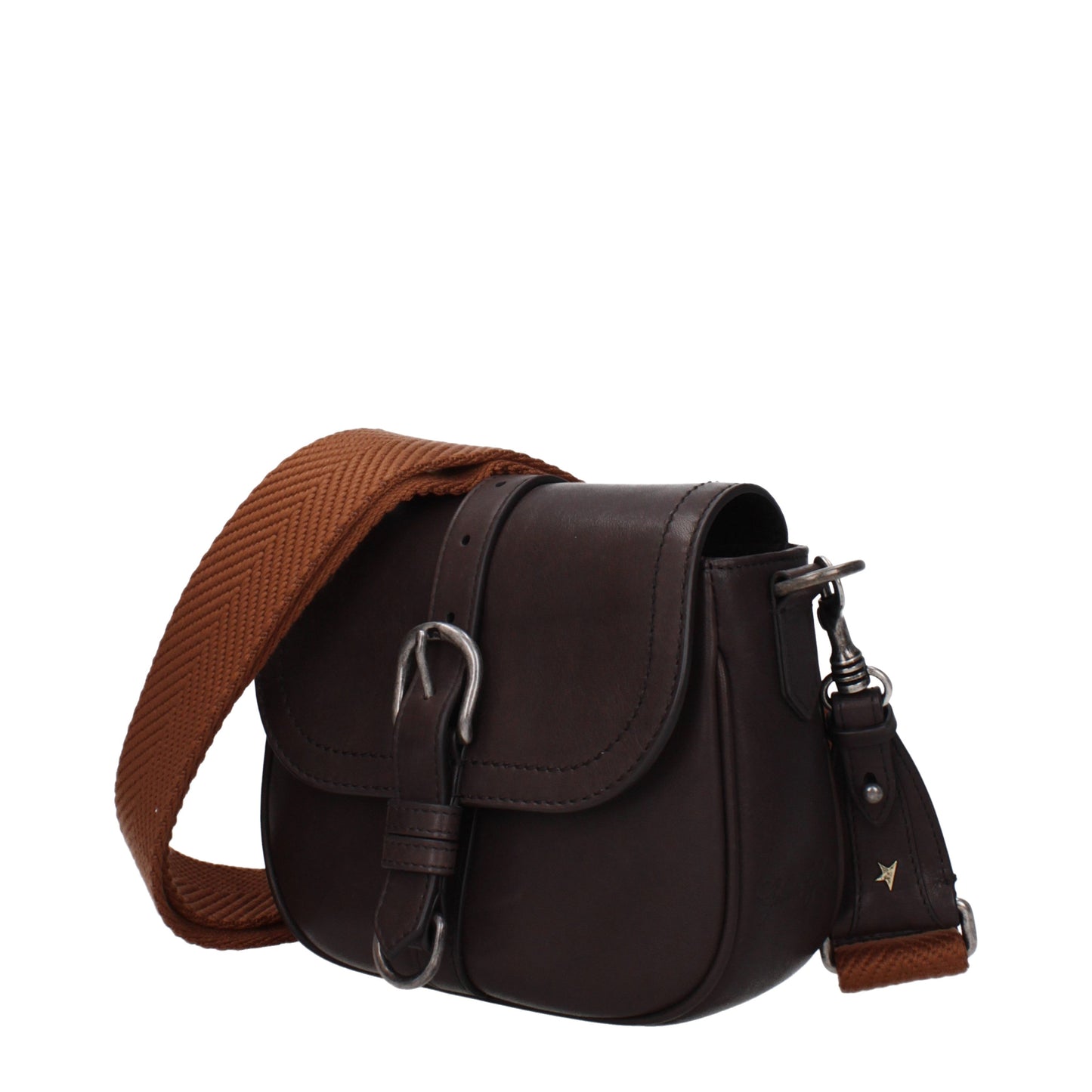 Golden Goose Crossbody Bags Women Leather Brown/Dark Brown