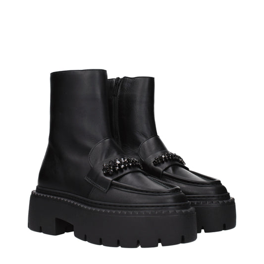Jimmy Choo Ankle Boots Women Leather Black