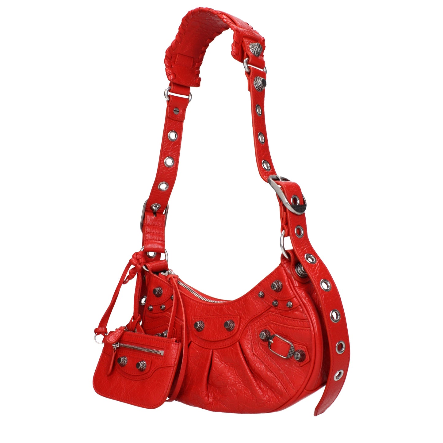 Balenciaga Crossbody Bags Women Leather Red/Tomato