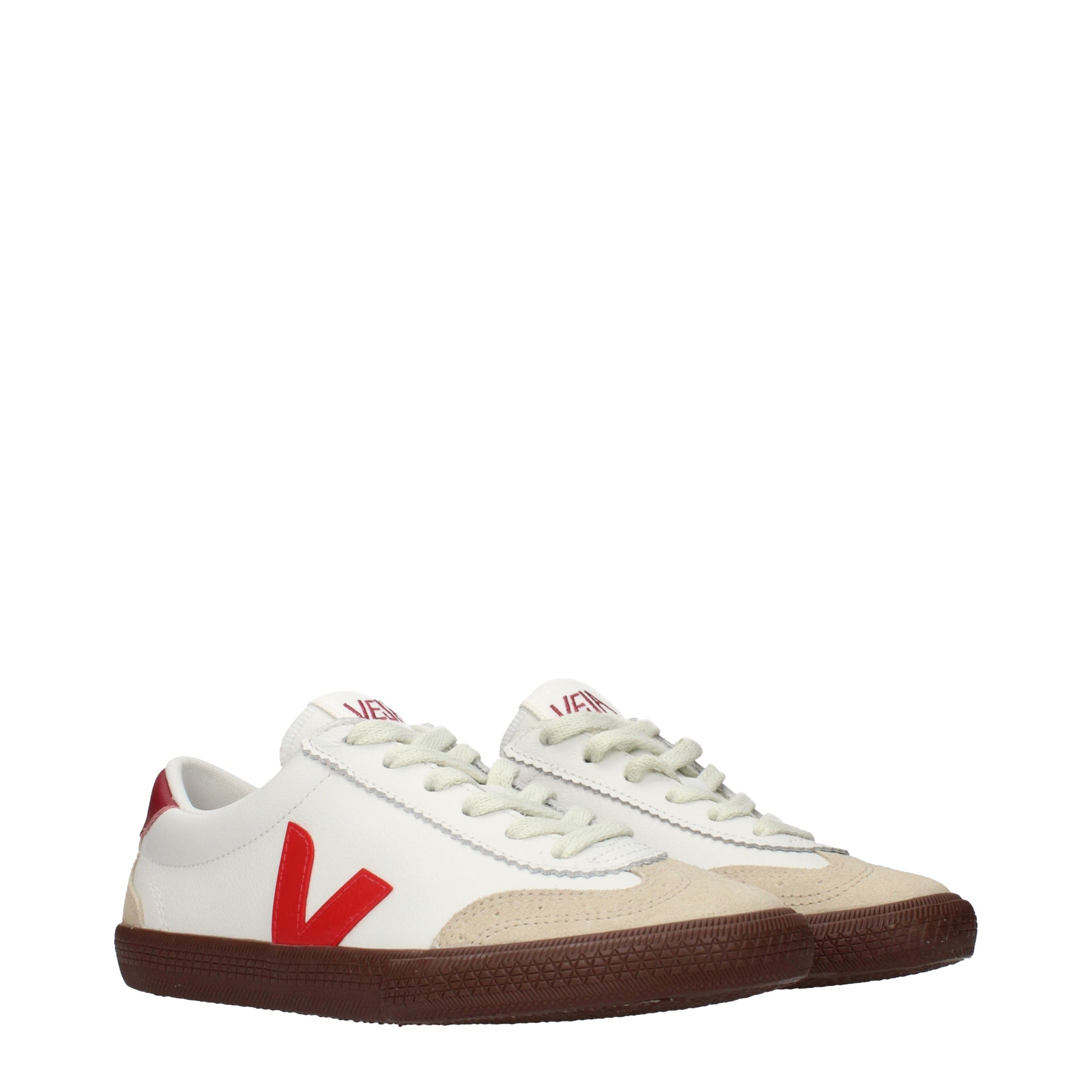 Veja Sneakers Women Leather White/Bordeaux