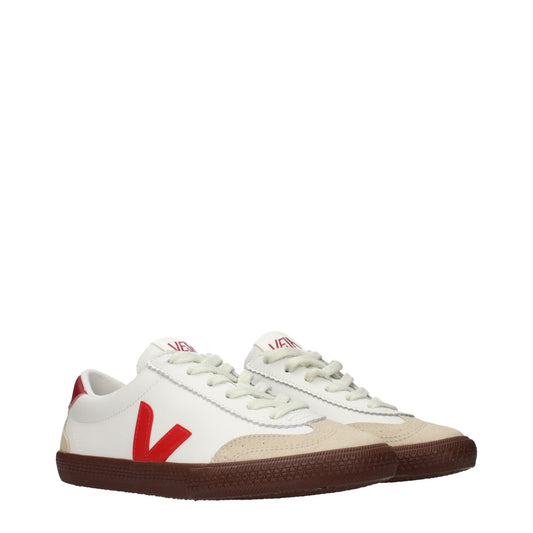 Veja Sneakers Women Leather White/Bordeaux