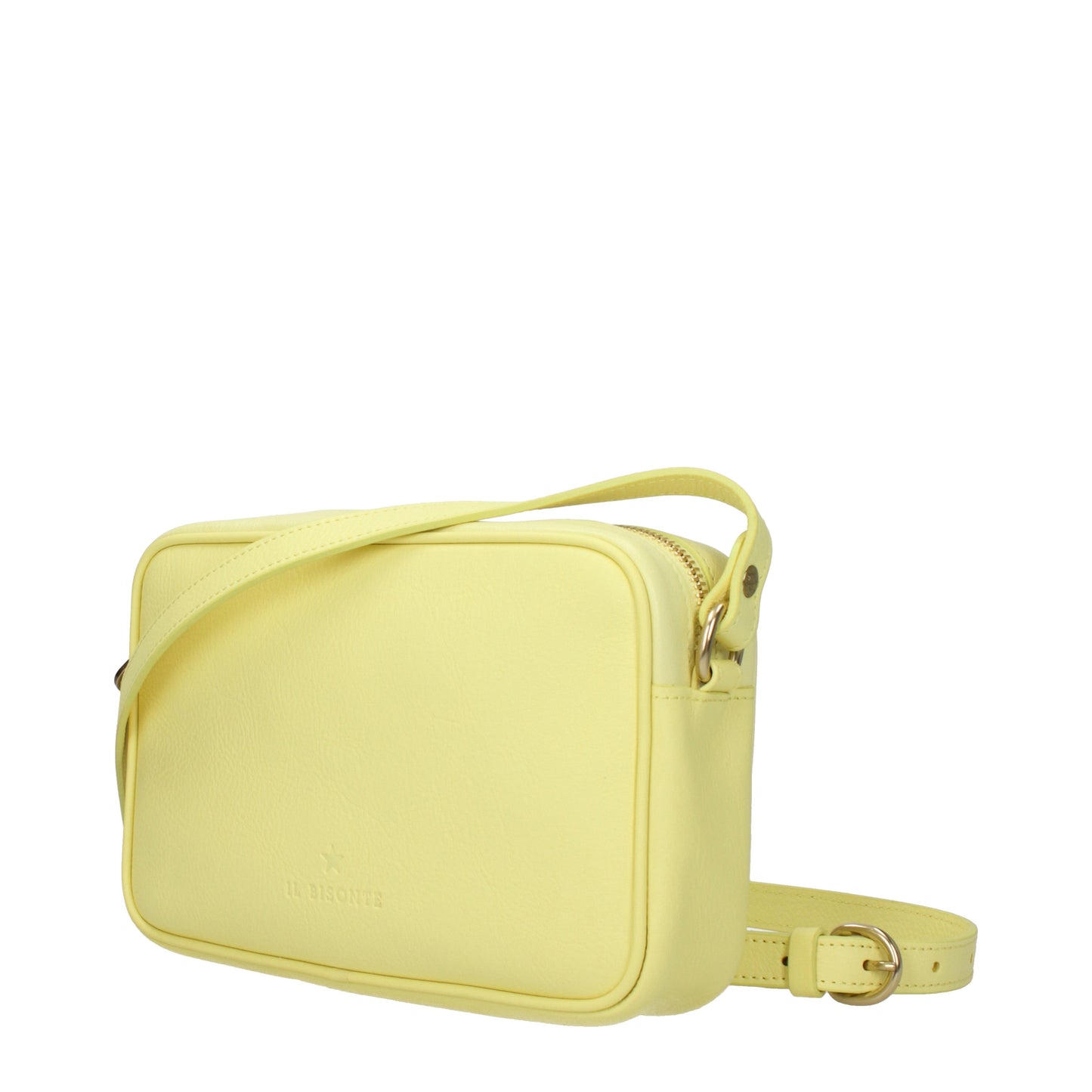 Il Bisonte Crossbody Bags Women Leather Yellow/Pastel Yellow