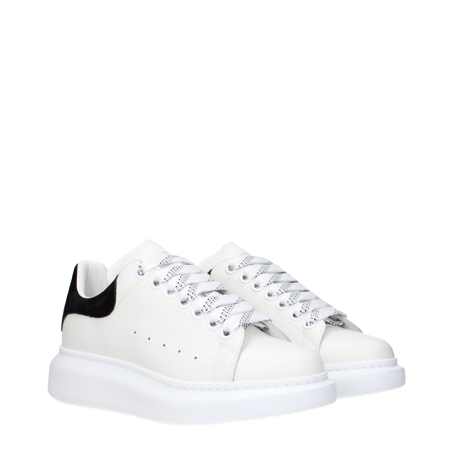 Alexander McQueen Sneakers Women Leather White/Black