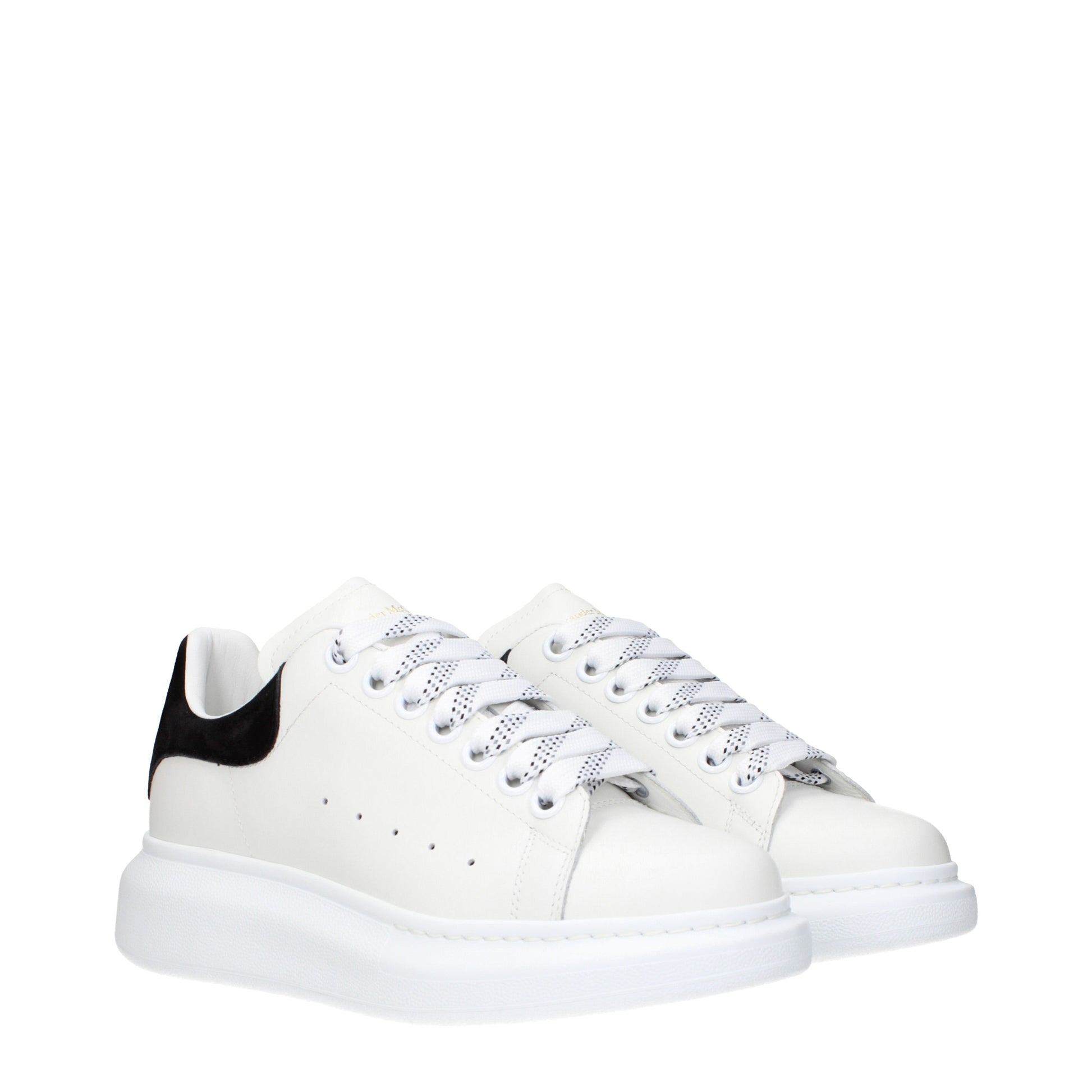 Alexander McQueen Sneakers Women Leather White/Black