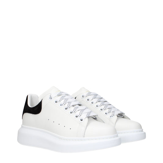 Alexander McQueen Sneakers Women Leather White/Black