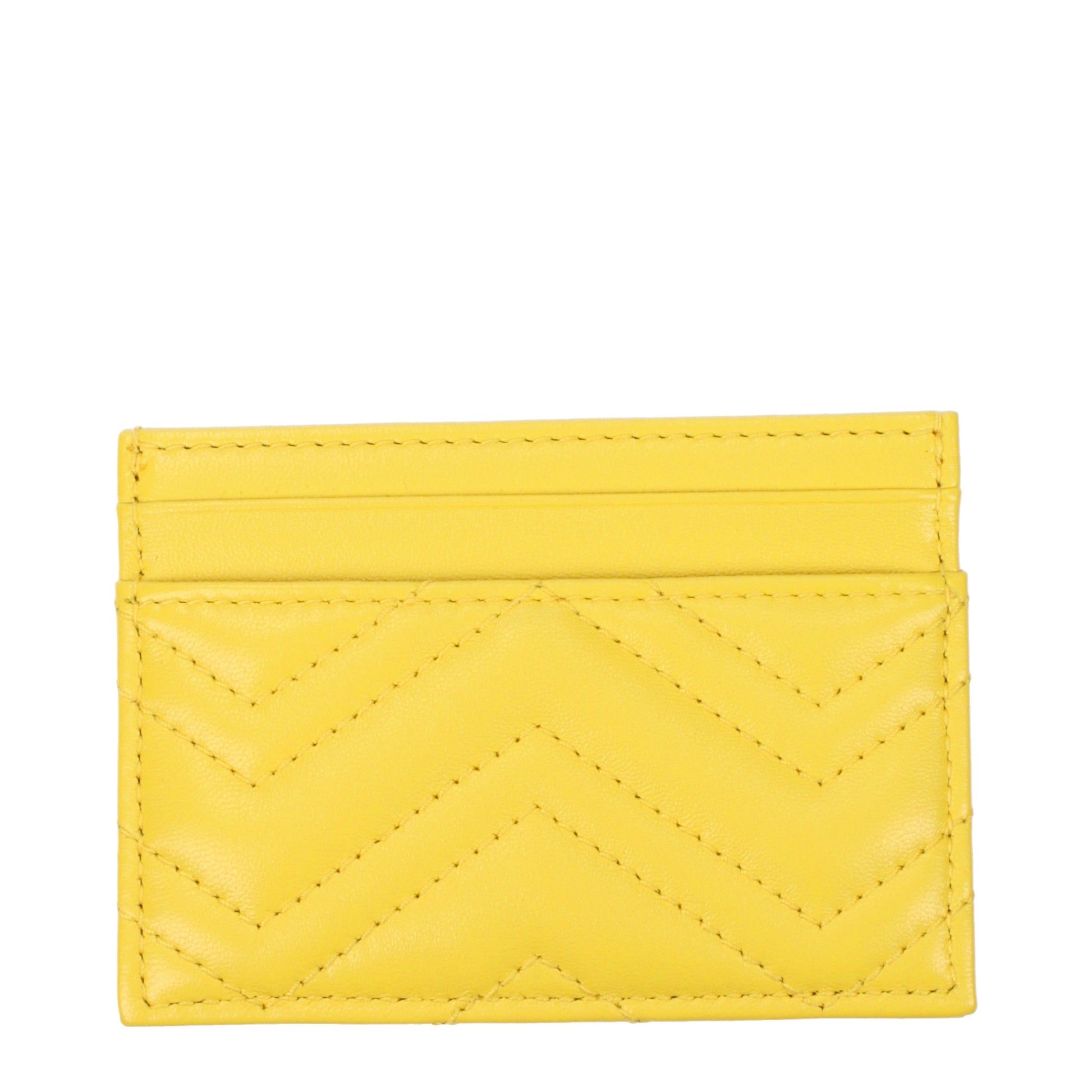 Gucci Document Holders Women Leather Yellow