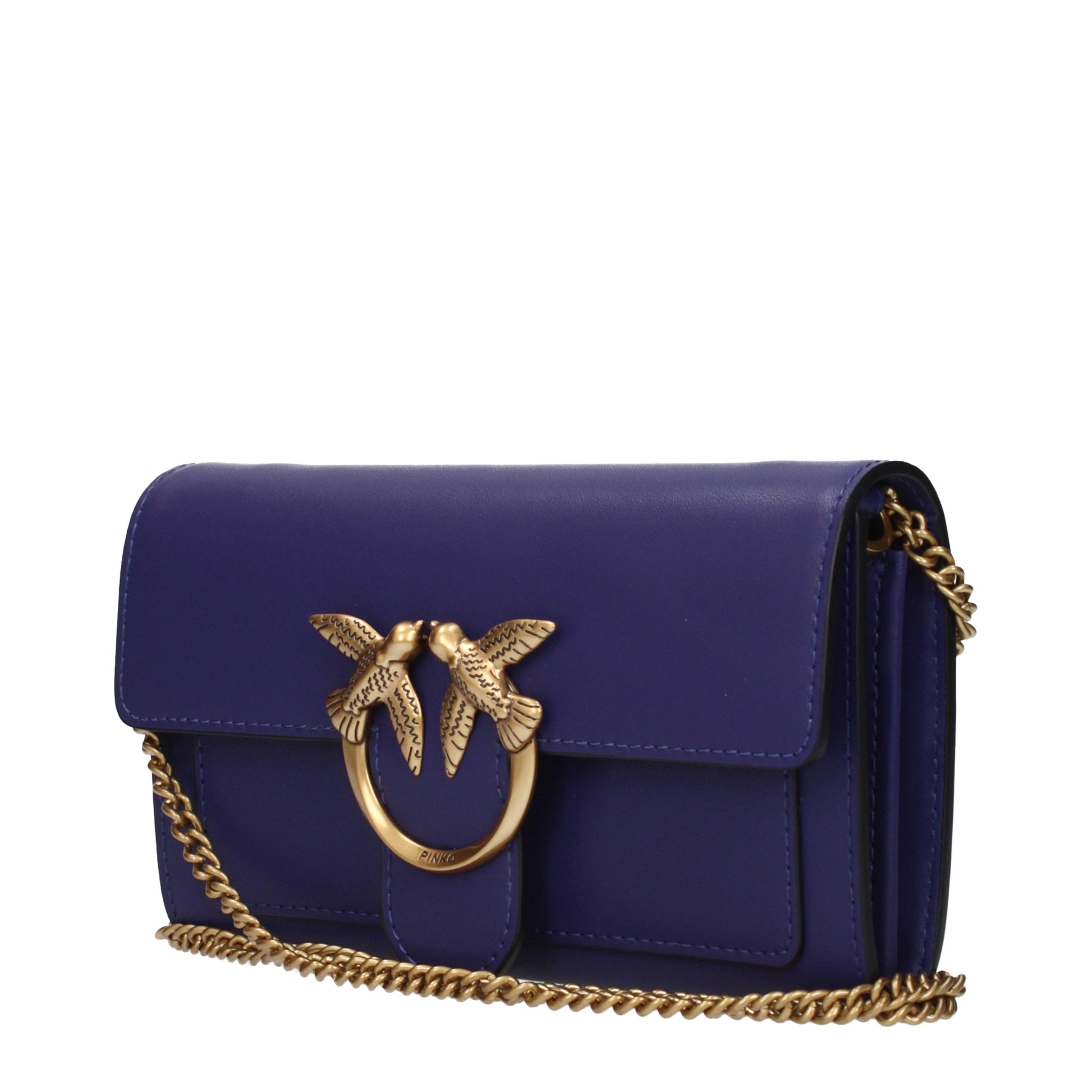 Pinko Clutches Women Leather Violet