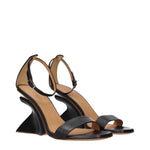 Off-White Sandals Women Leather Black